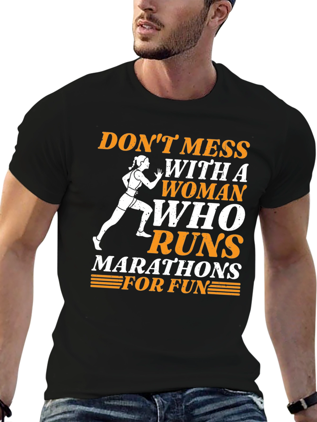 Dont Mess With A Woman Who Runs Marathons T-Shirt