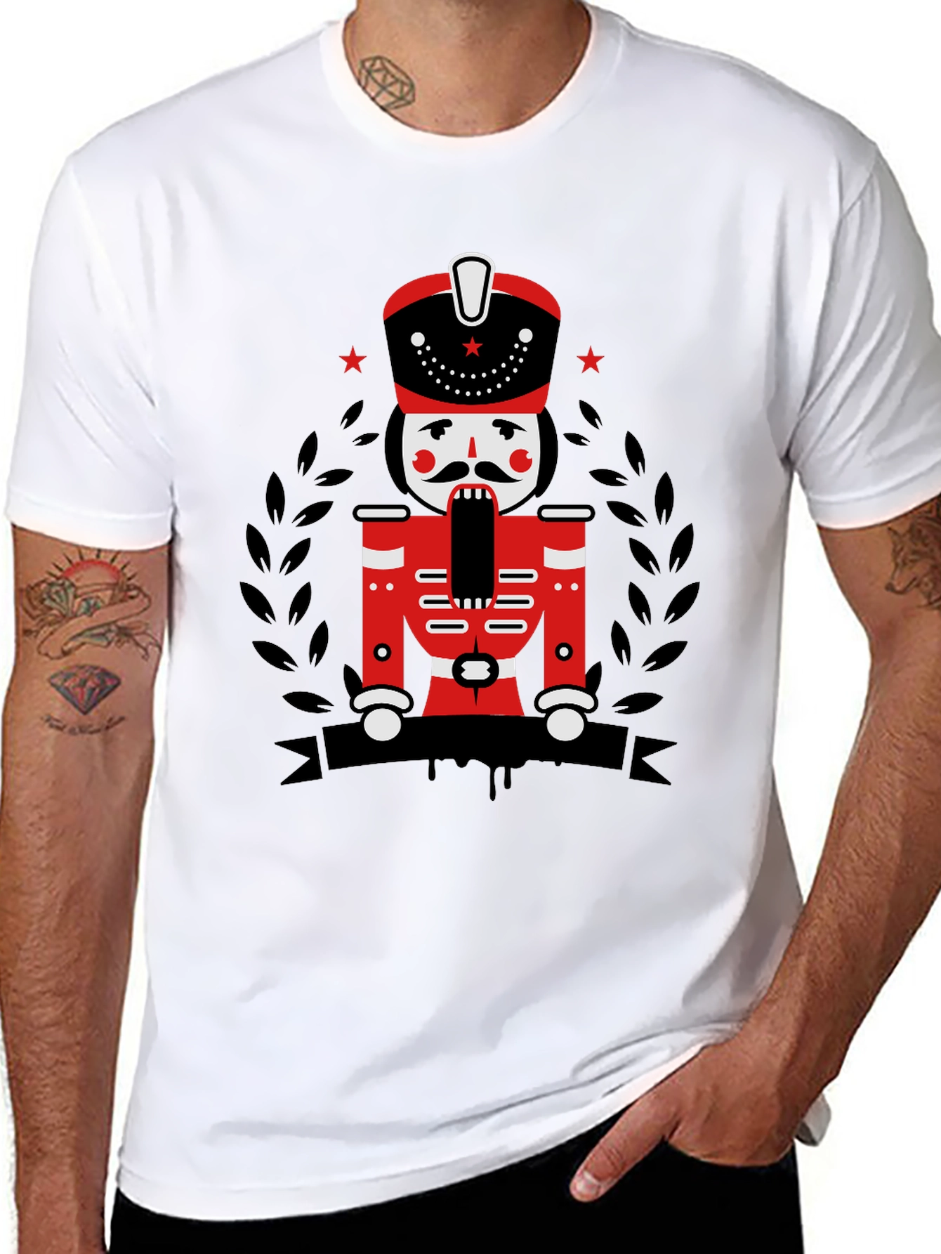 Nutcracker Graphic Tee - Holiday Festive Style