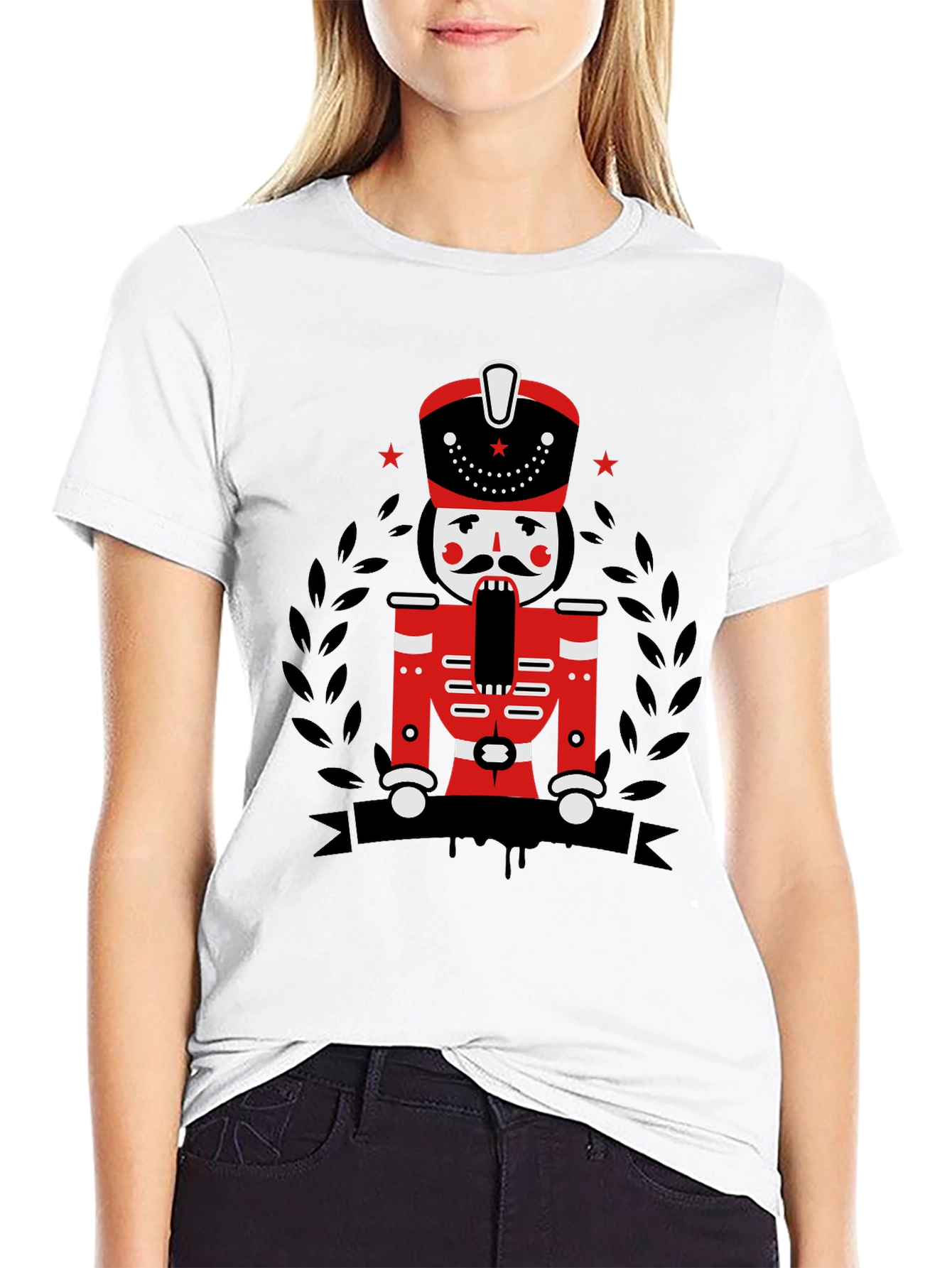 Nutcracker Graphic Tee - Holiday Festive Style