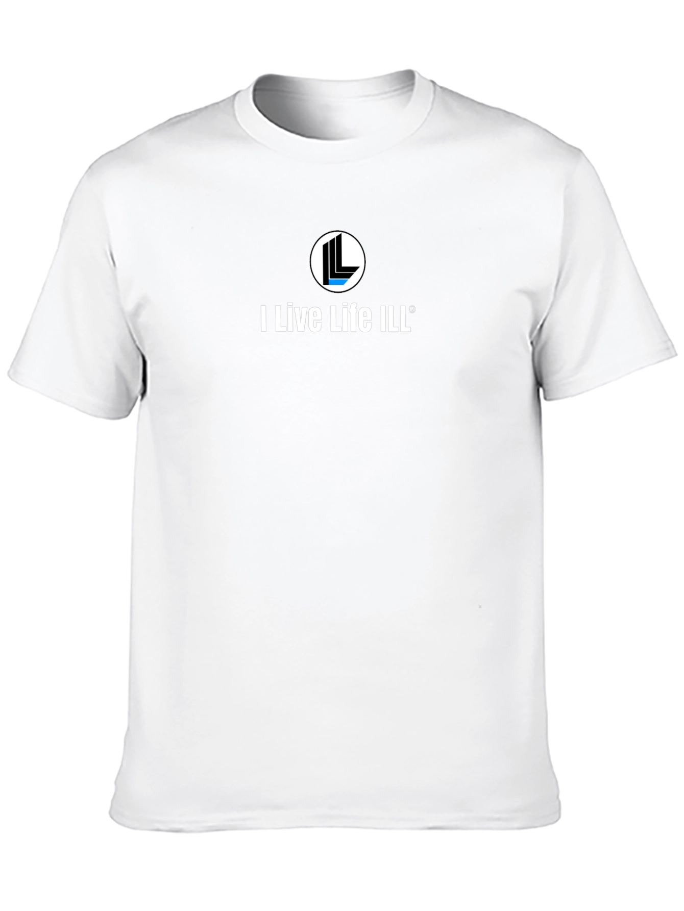 I Live Life ILL Black T-Shirt - Modern Style