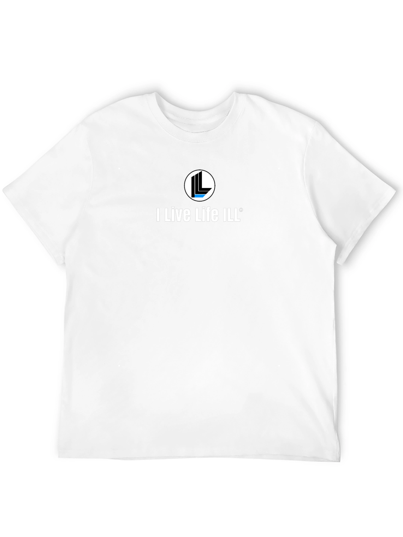 I Live Life ILL Black T-Shirt - Modern Style