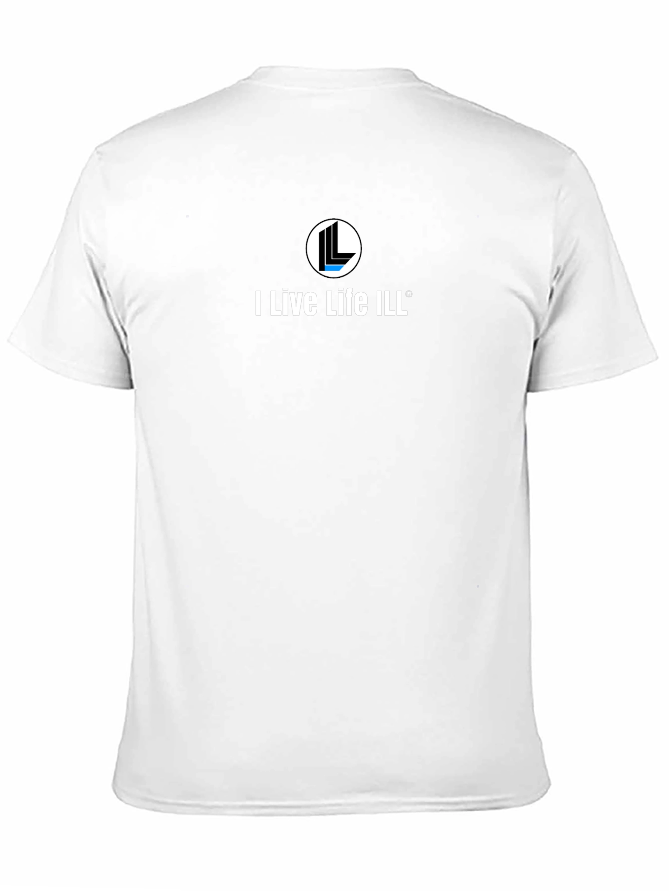 I Live Life ILL Black T-Shirt - Modern Style
