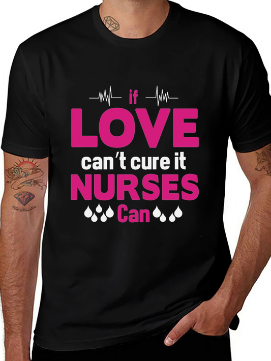Nurses Can Cure It T-Shirt - Black