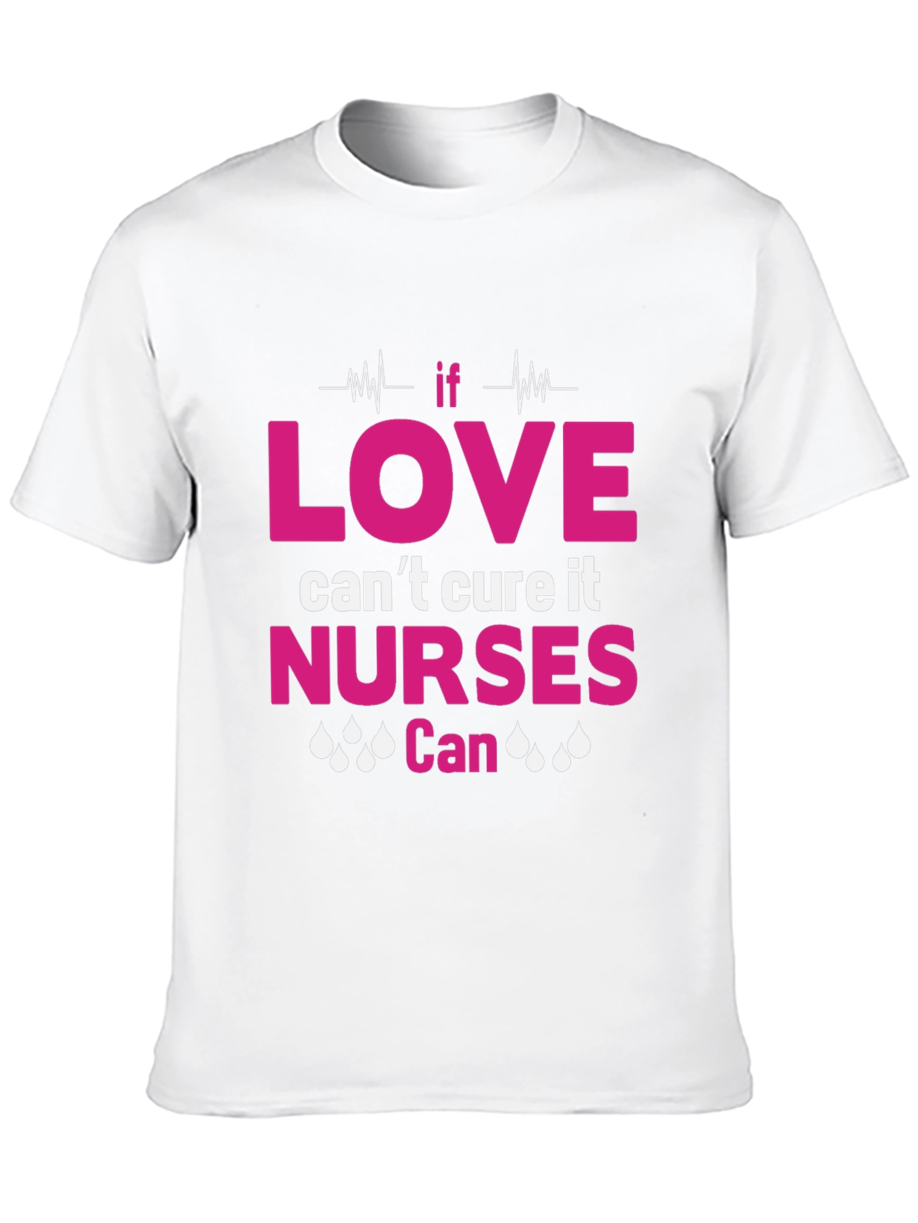 Nurses Can Cure It T-Shirt - Black