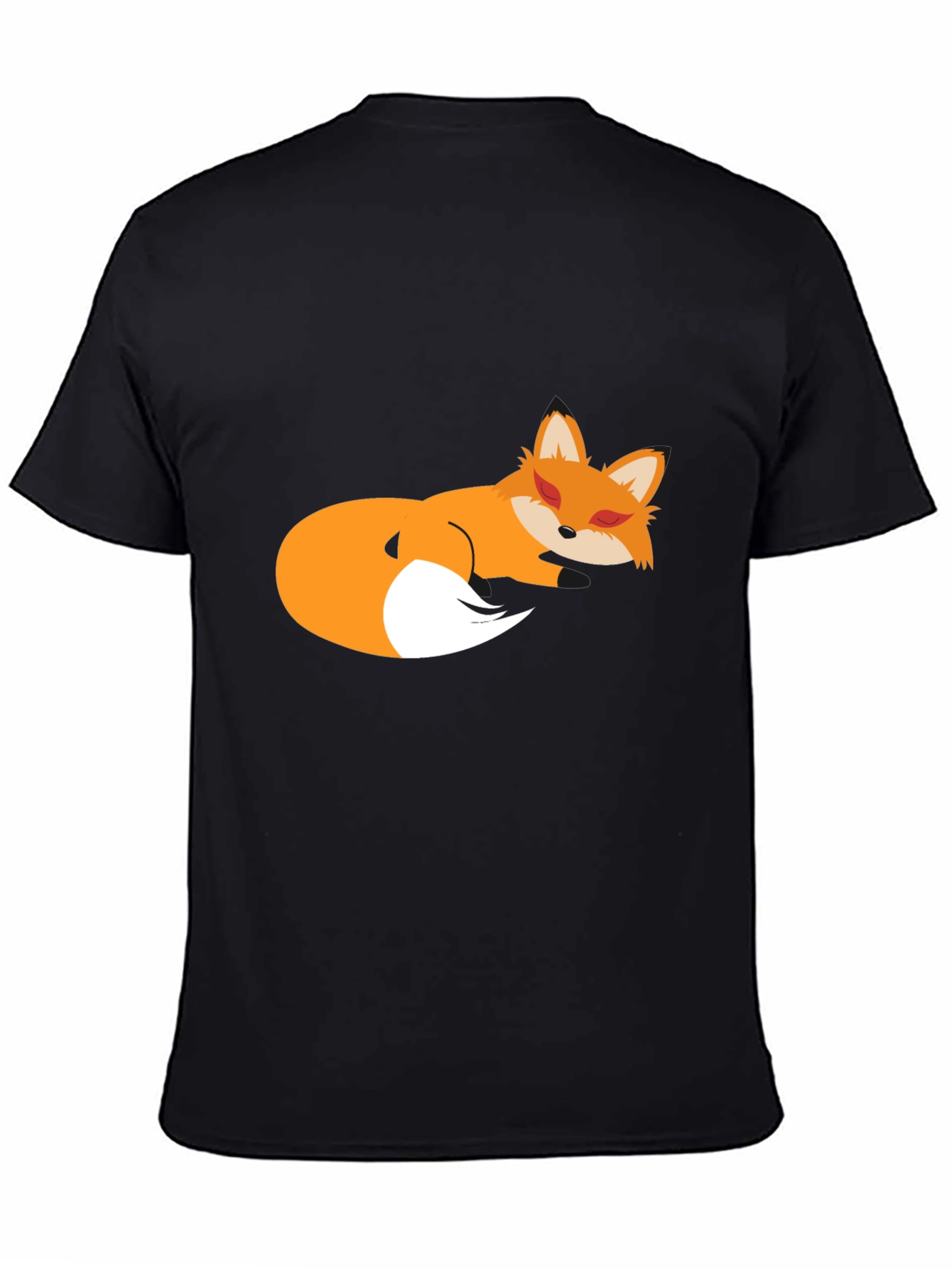 Sleeping Fox Graphic Tee - Soft Cotton Comfort