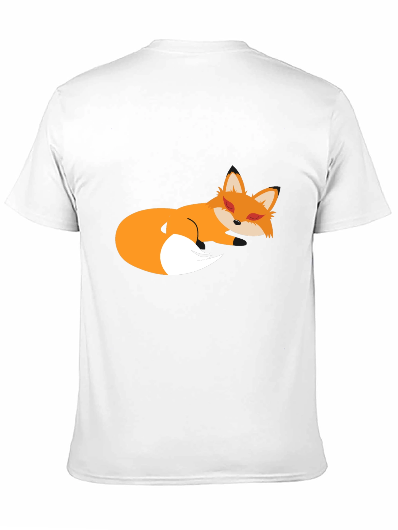 Sleeping Fox Graphic Tee - Soft Cotton Comfort