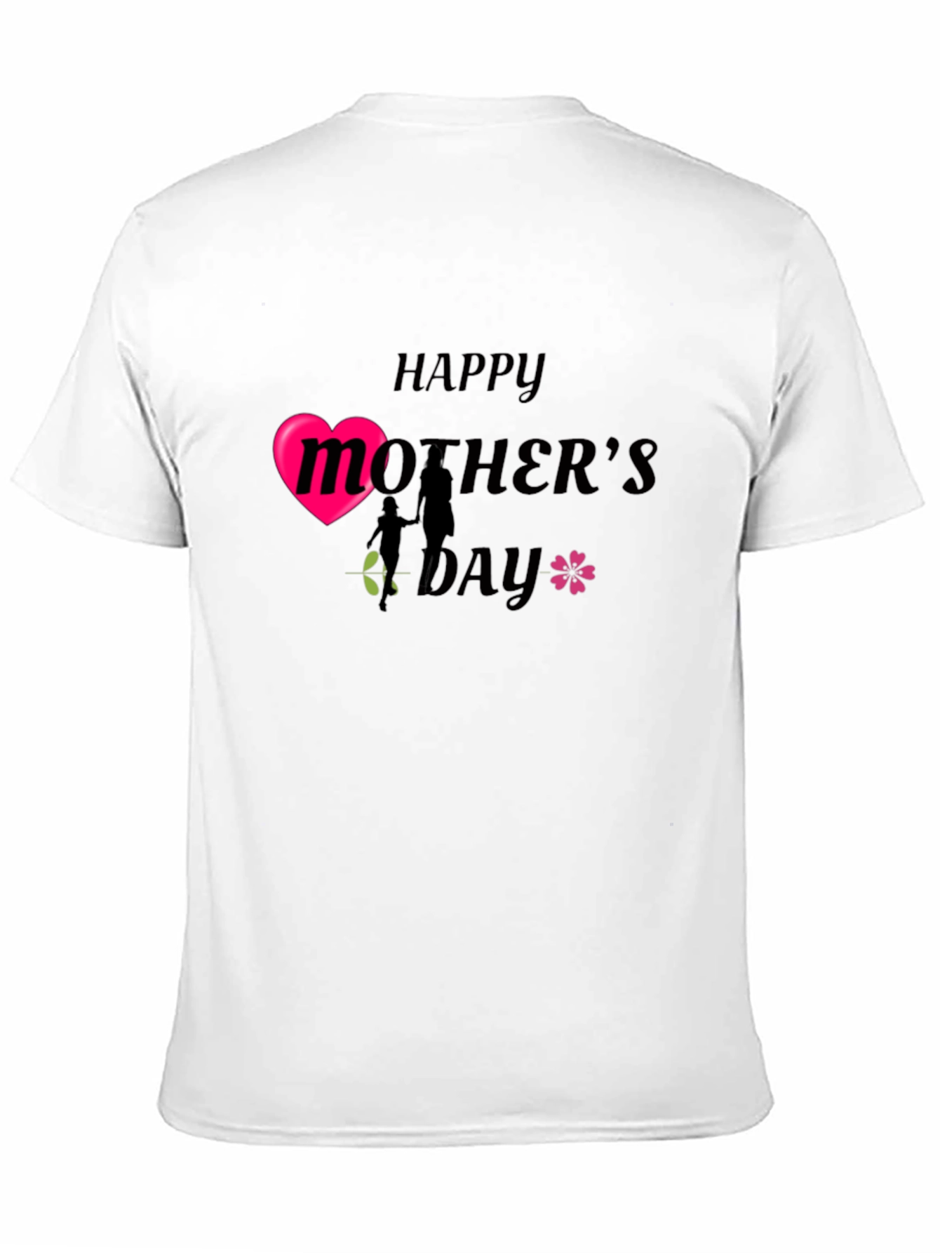 Happy Mothers Day T-Shirt - Black Graphic Tee