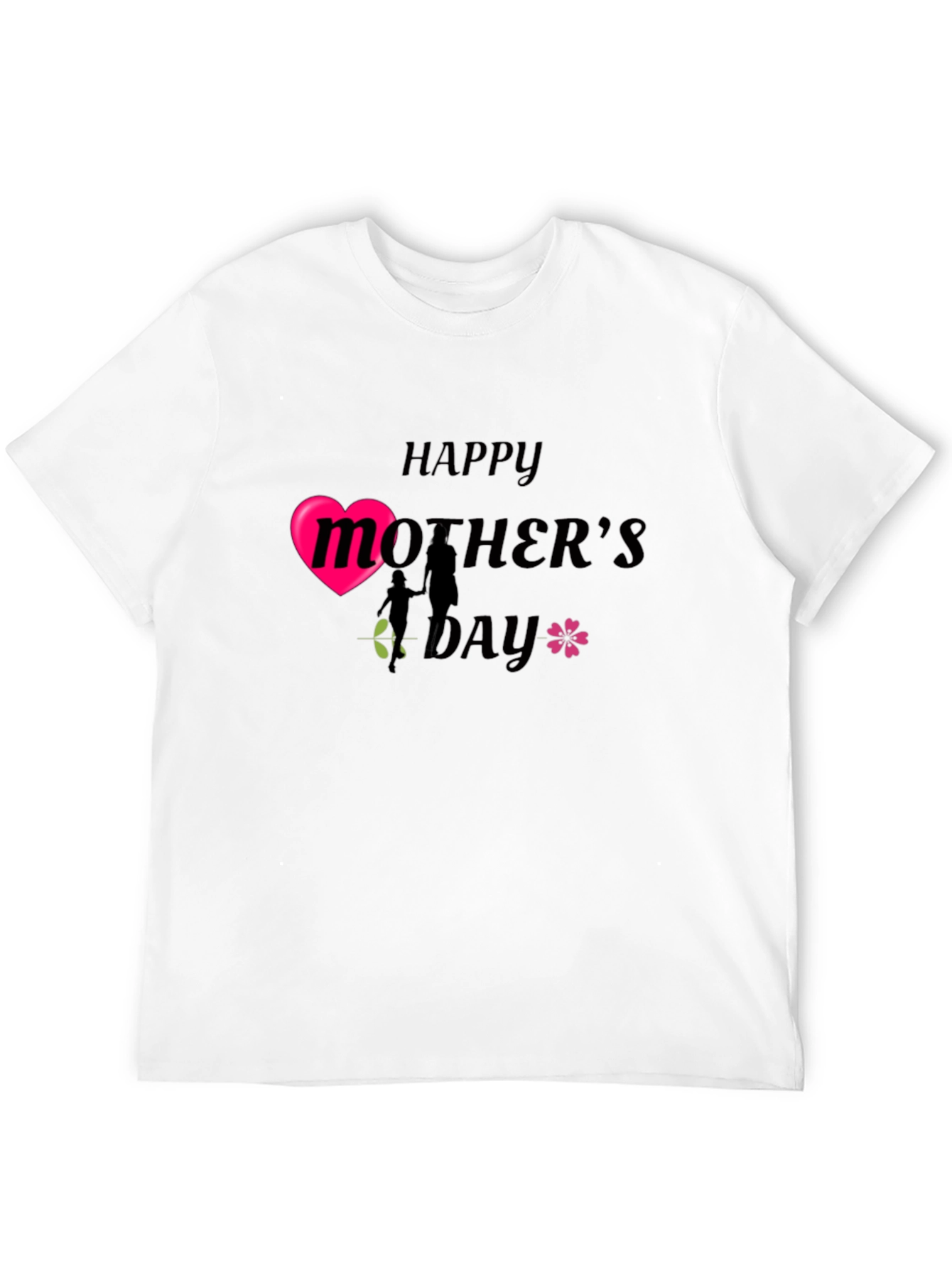 Happy Mothers Day T-Shirt - Black Graphic Tee