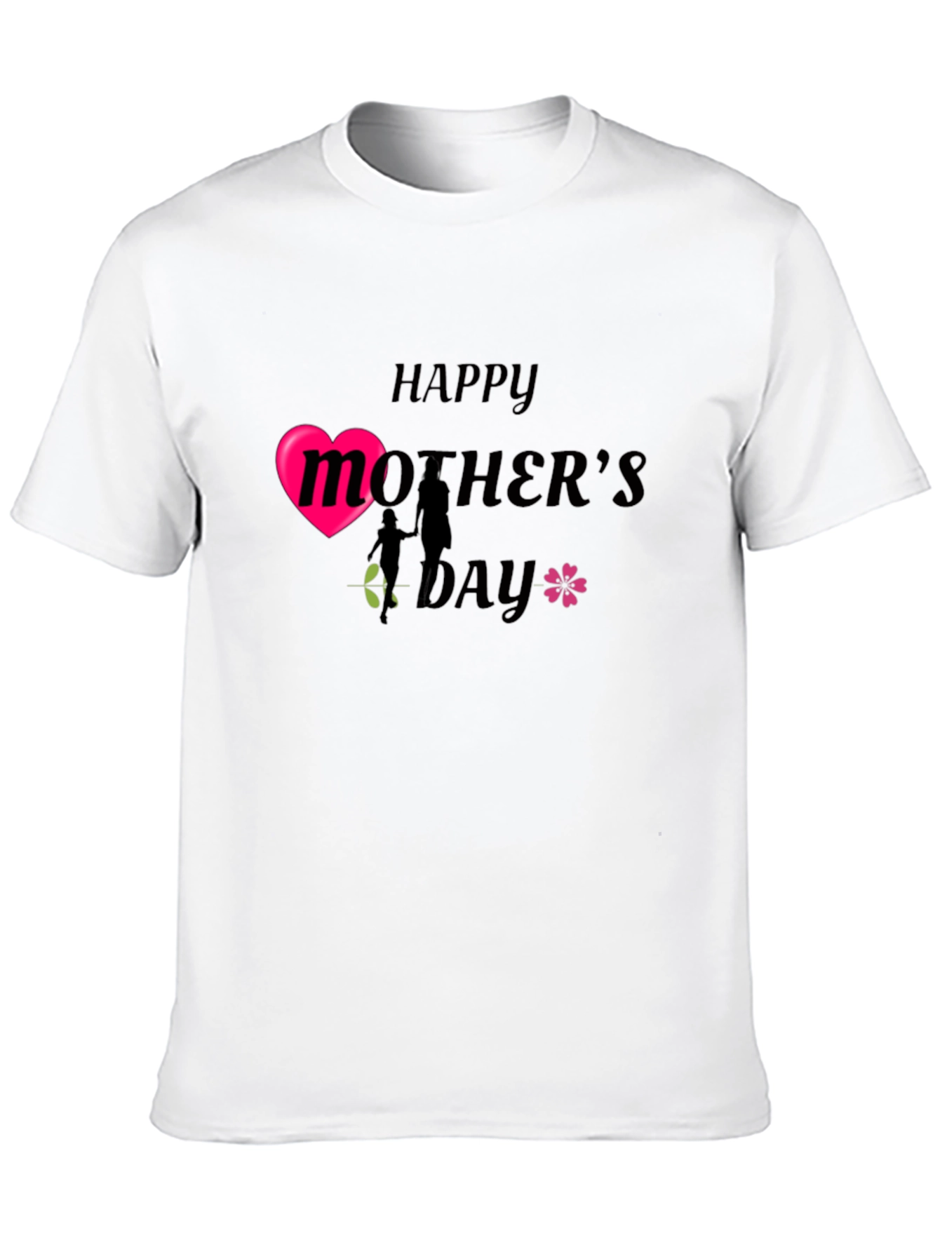 Happy Mothers Day T-Shirt - Black Graphic Tee
