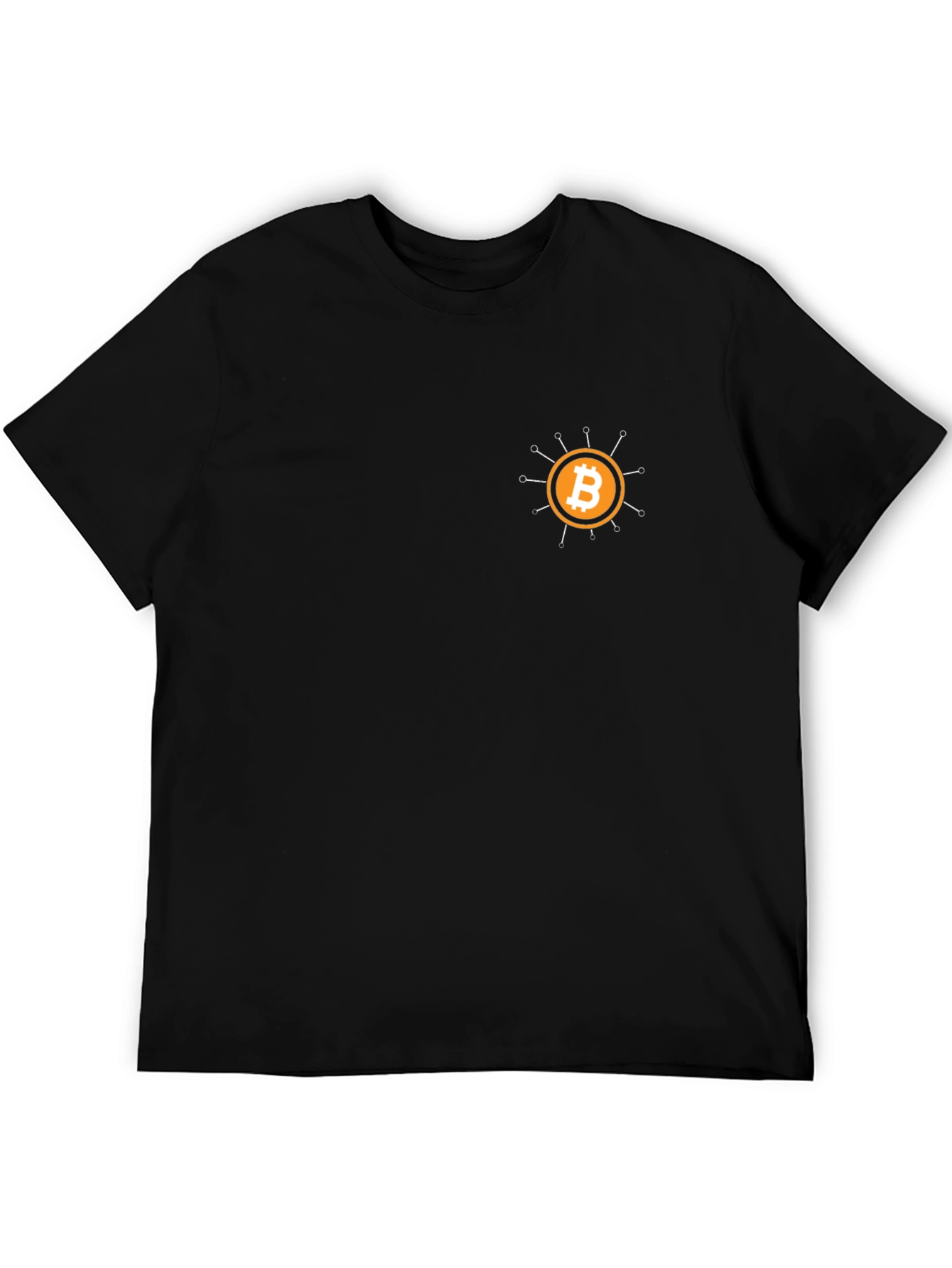 Bitcoin Crypto Black Tee - Stylish Bitcoin Design