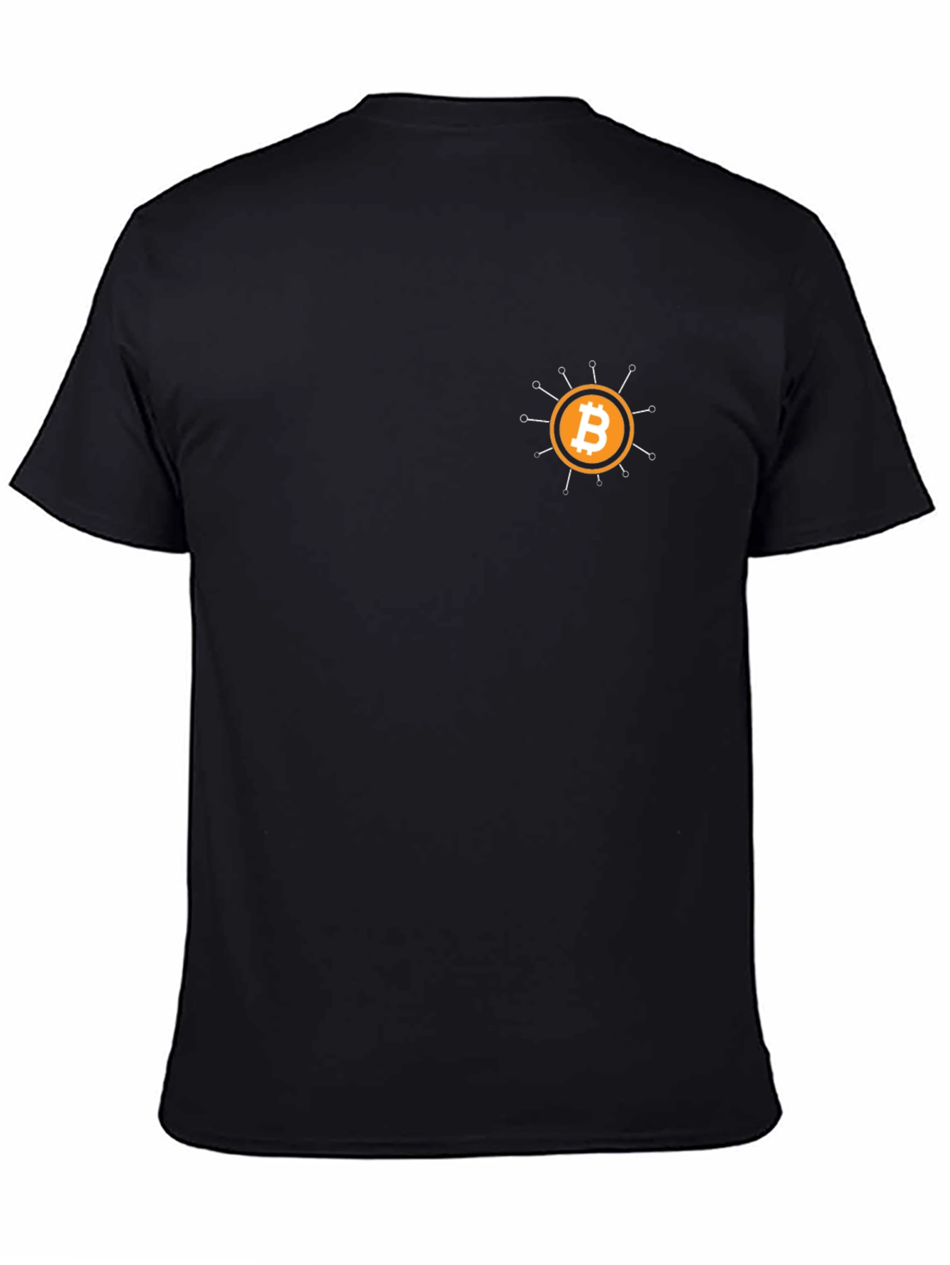 Bitcoin Crypto Black Tee - Stylish Bitcoin Design