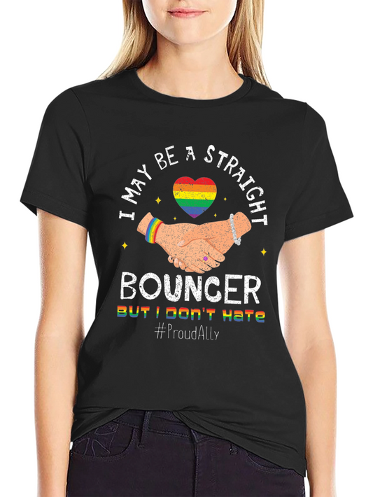 Straight Bouncer Proud Ally T-Shirt