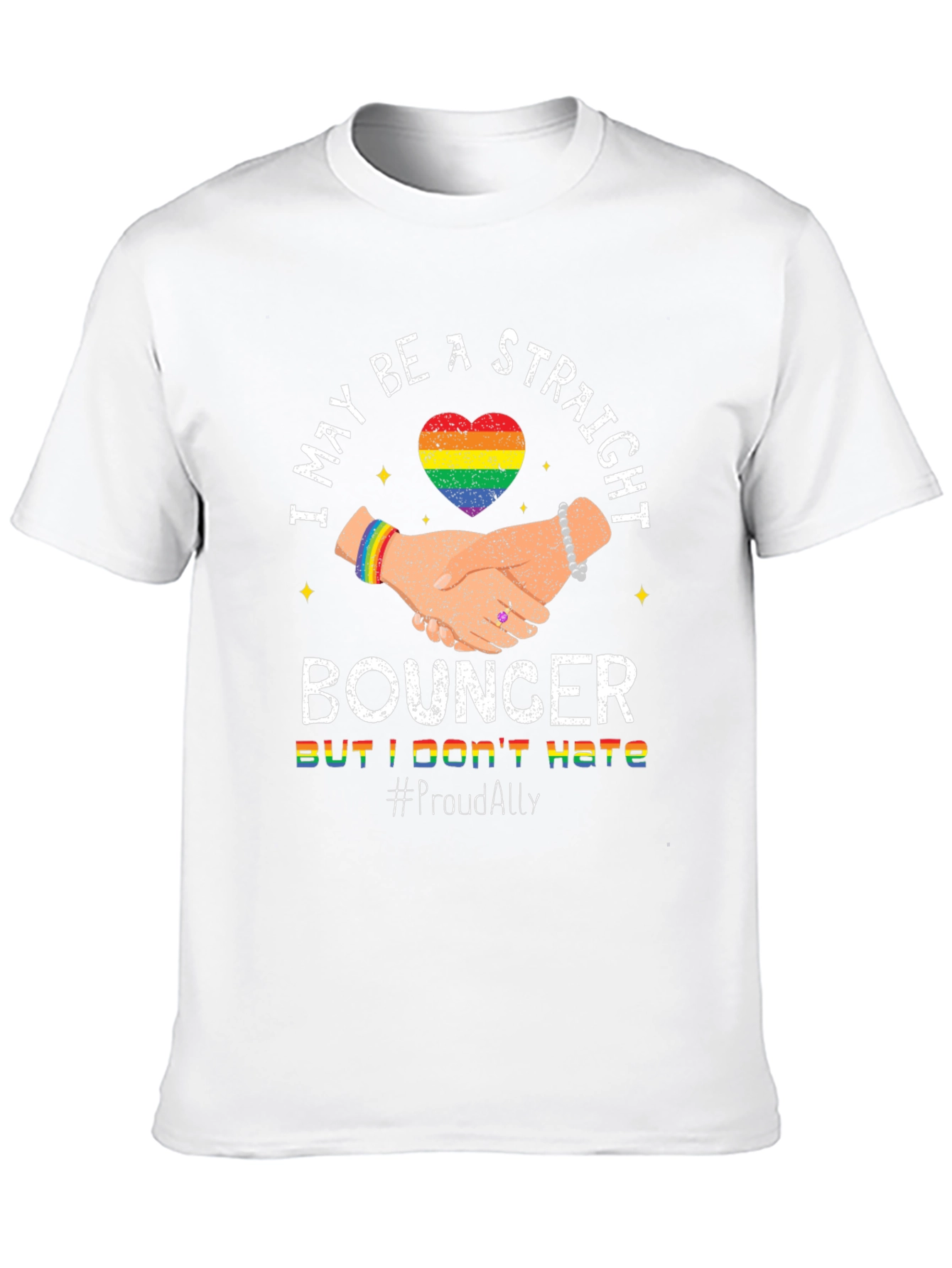 Straight Bouncer Proud Ally T-Shirt