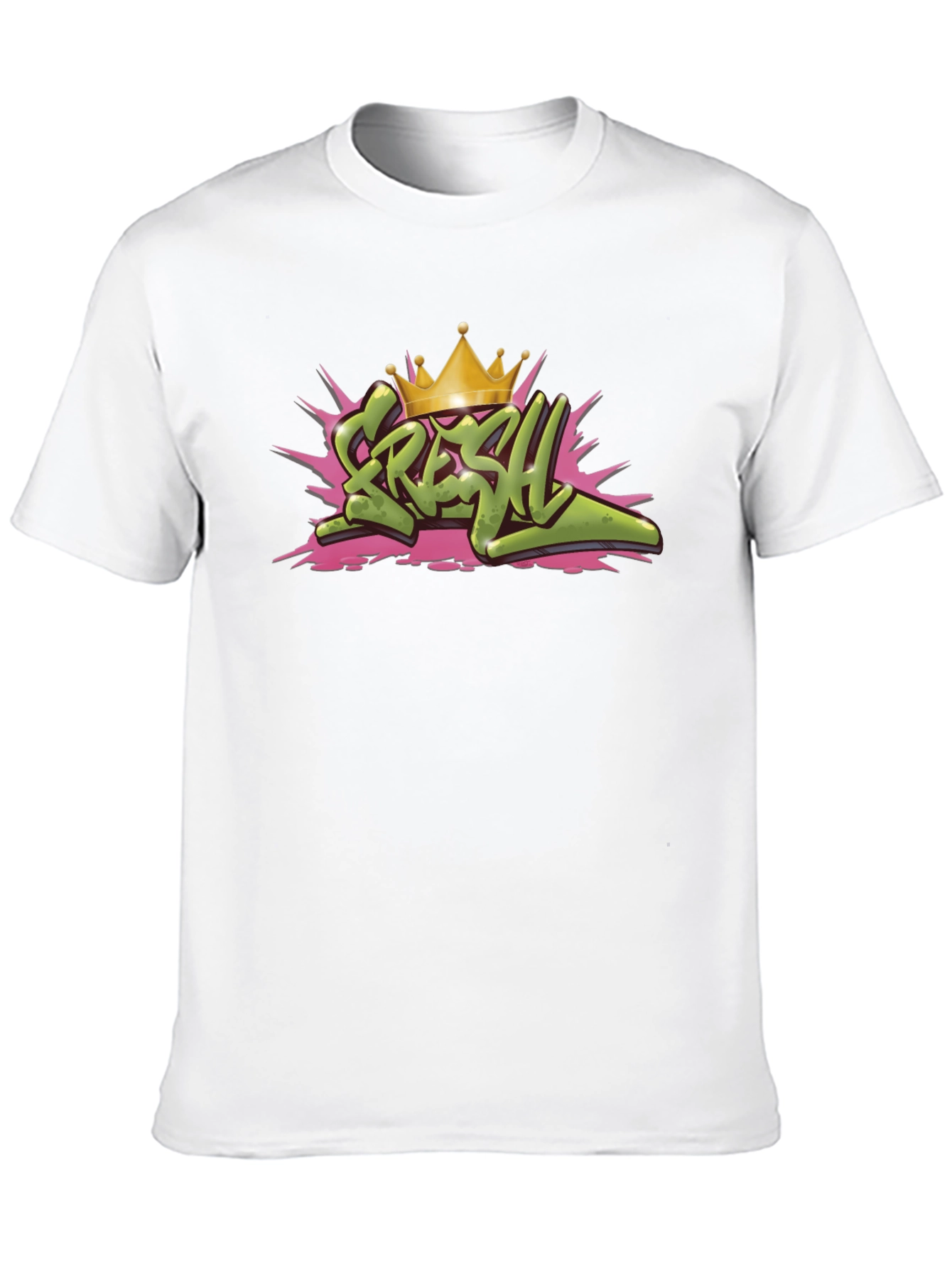 Fresh Crown Graphic Black T-Shirt