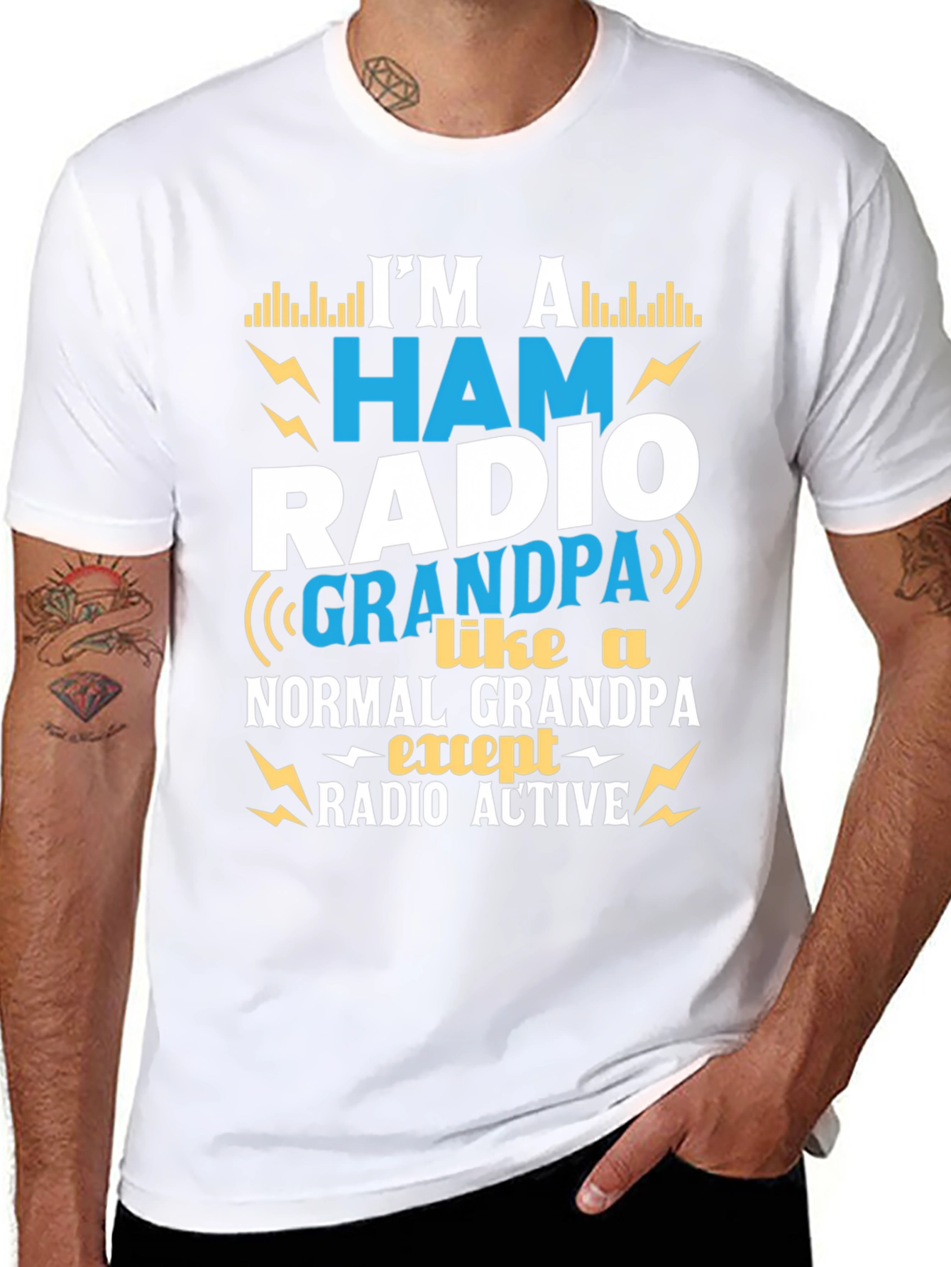 Ham Radio Grandpa T-Shirt - Radio Active Gift