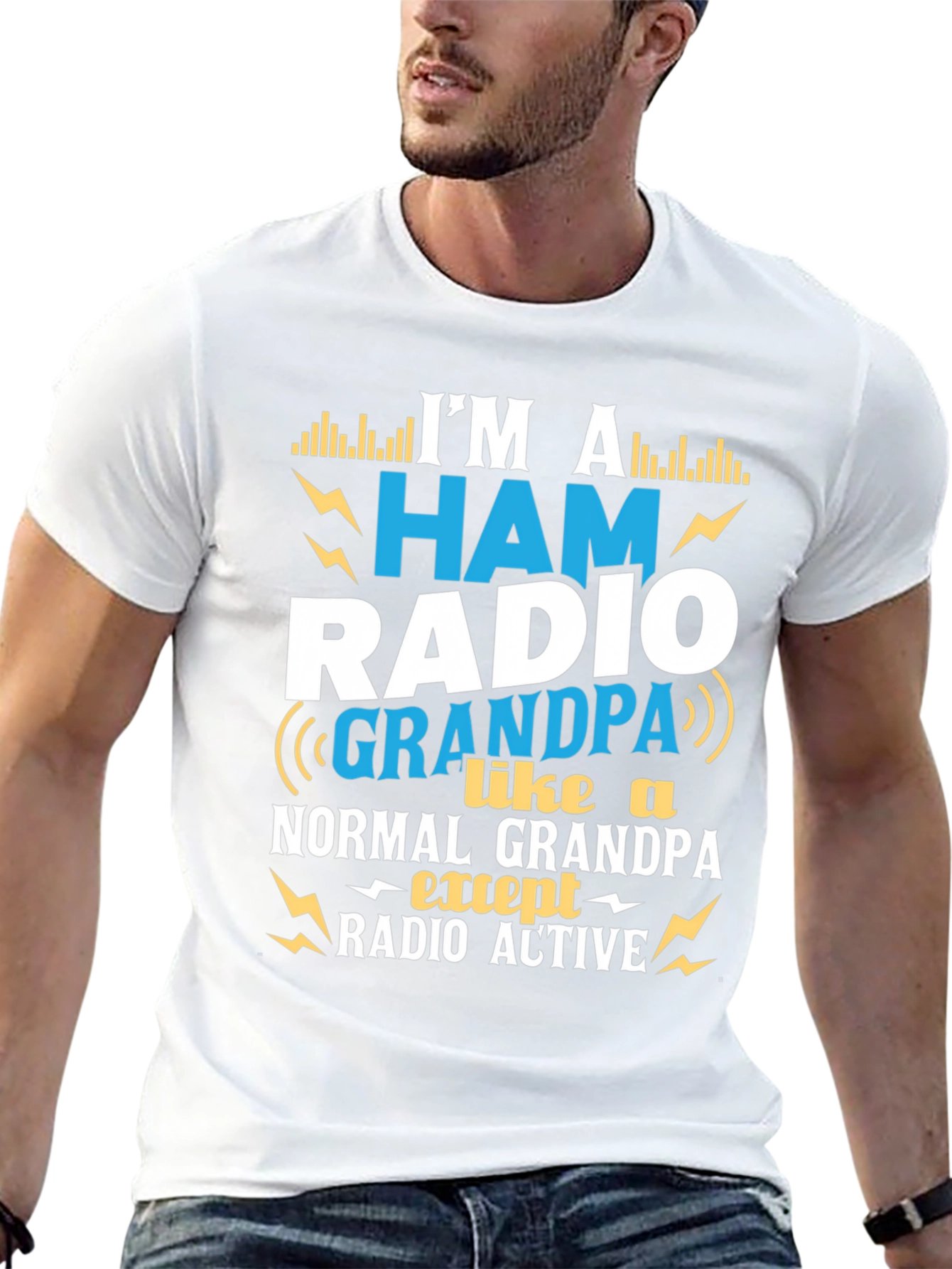 Ham Radio Grandpa T-Shirt - Radio Active Gift