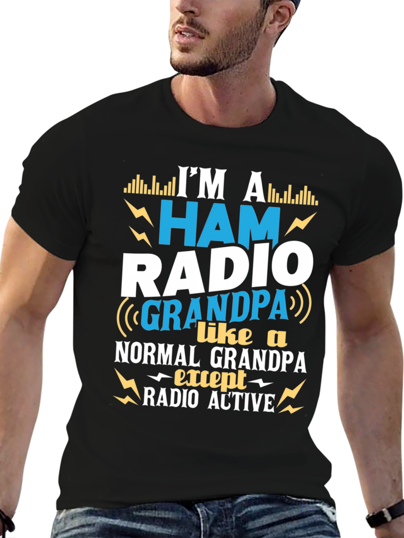 Ham Radio Grandpa T-Shirt - Radio Active Gift