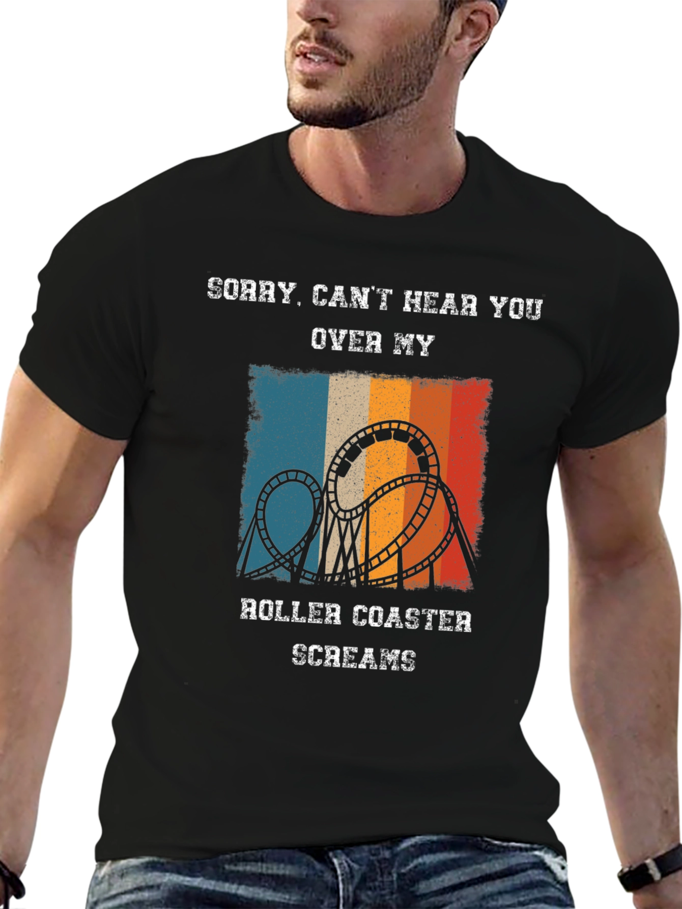 Roller Coaster Screams T-Shirt - Ride Lover Gift