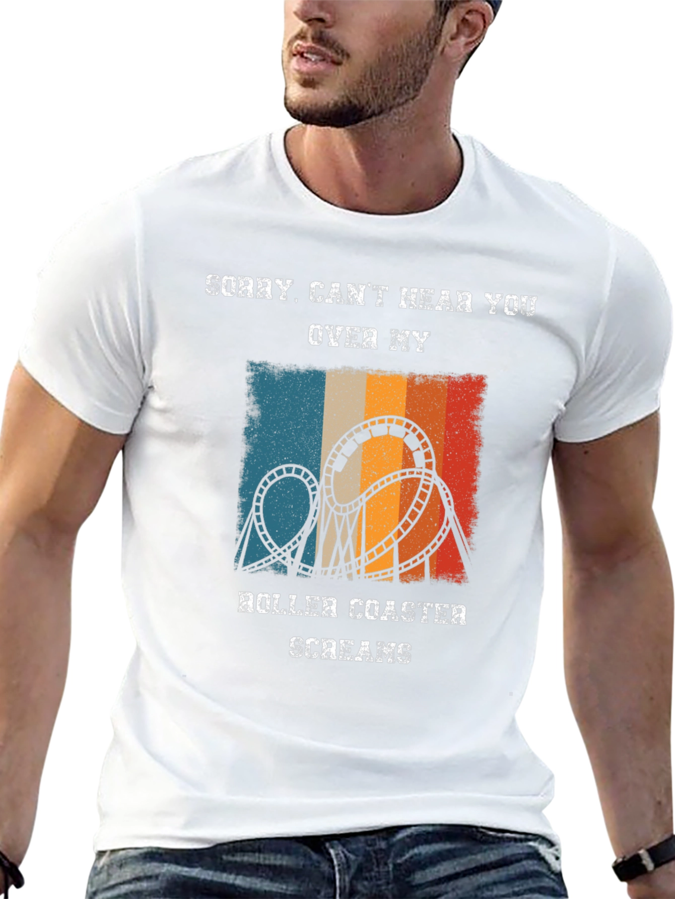 Roller Coaster Screams T-Shirt - Ride Lover Gift
