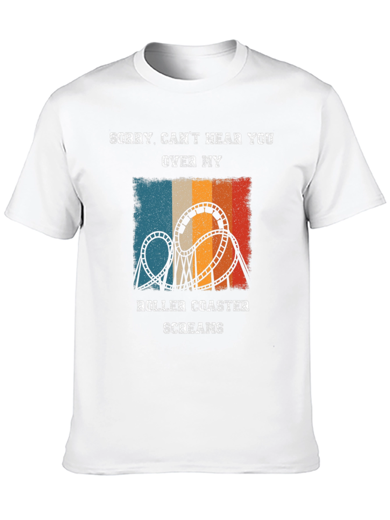 Roller Coaster Screams T-Shirt - Ride Lover Gift