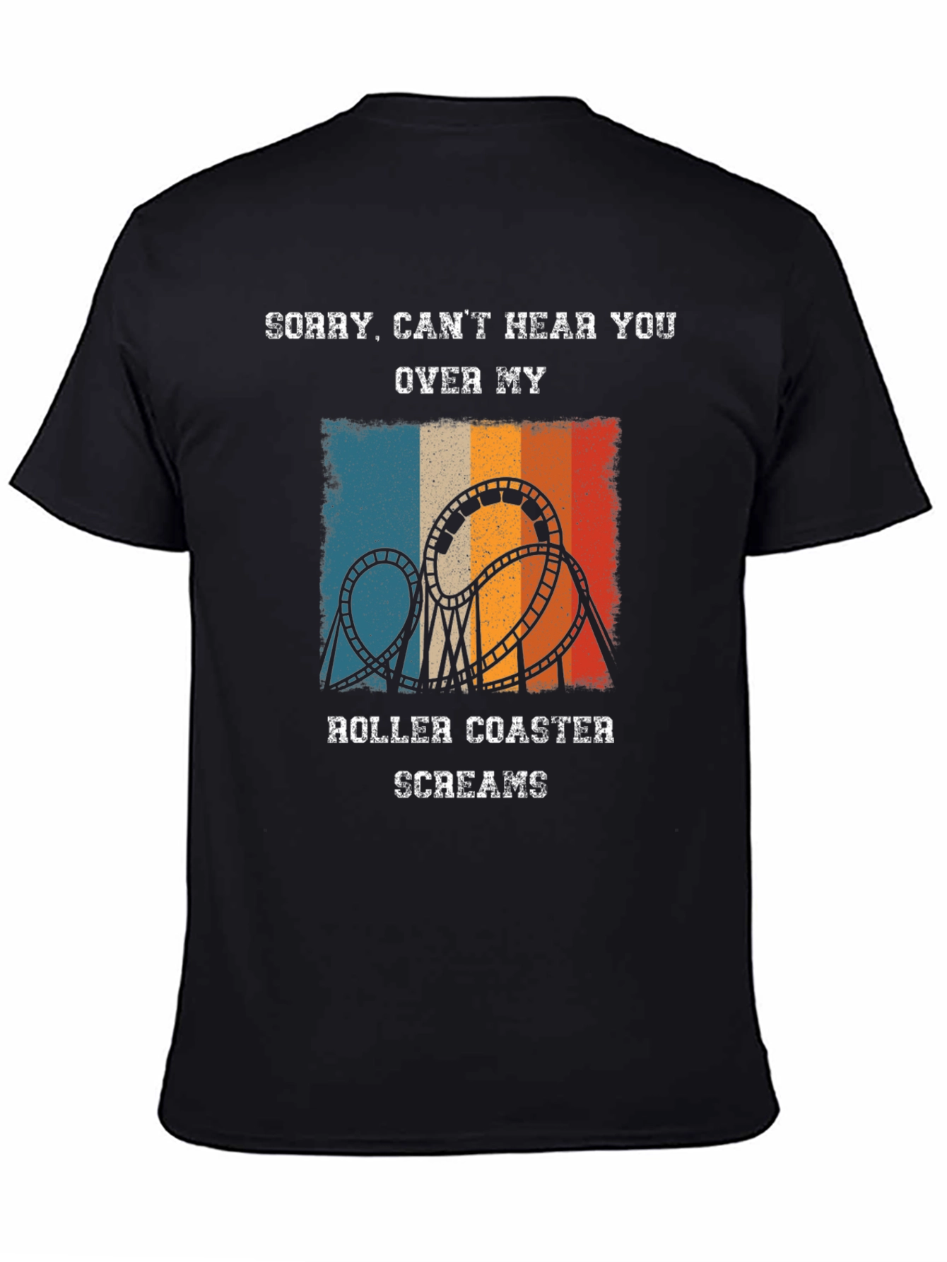 Roller Coaster Screams T-Shirt - Ride Lover Gift