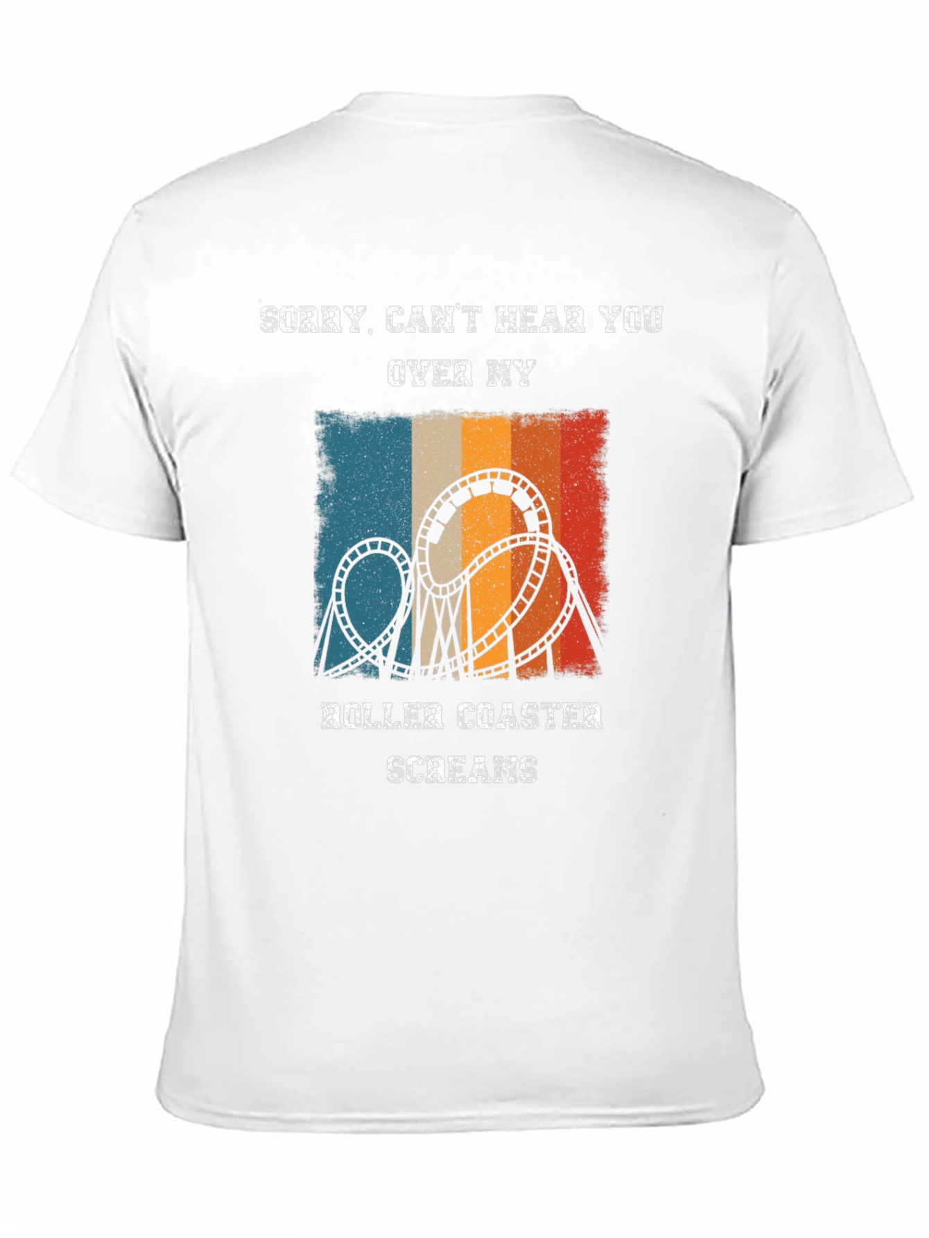 Roller Coaster Screams T-Shirt - Ride Lover Gift