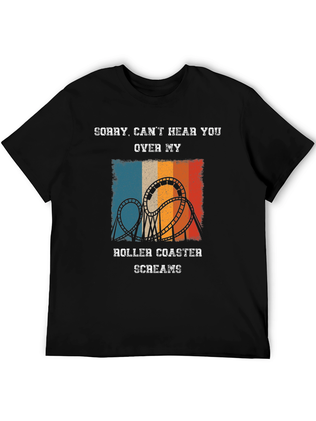 Roller Coaster Screams T-Shirt - Ride Lover Gift