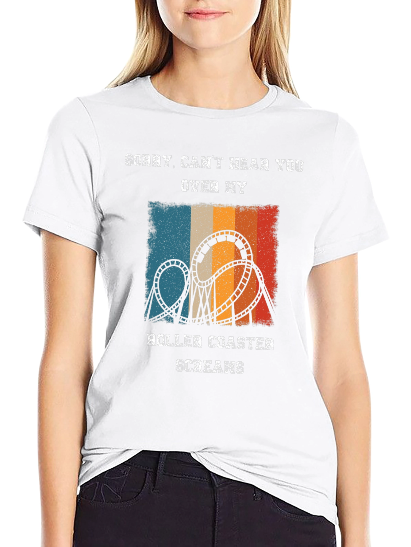 Roller Coaster Screams T-Shirt - Ride Lover Gift
