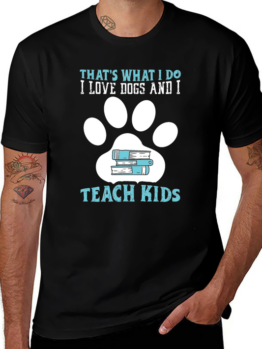 Dog Lover Teacher Graphic T-Shirt