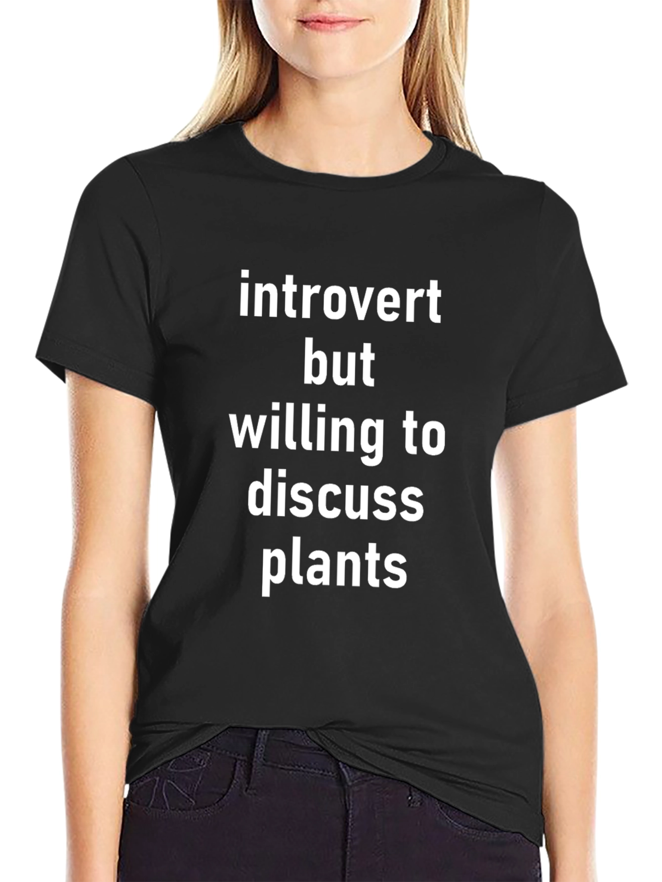 Introvert Plant Lover T-Shirt: Discussing Plants