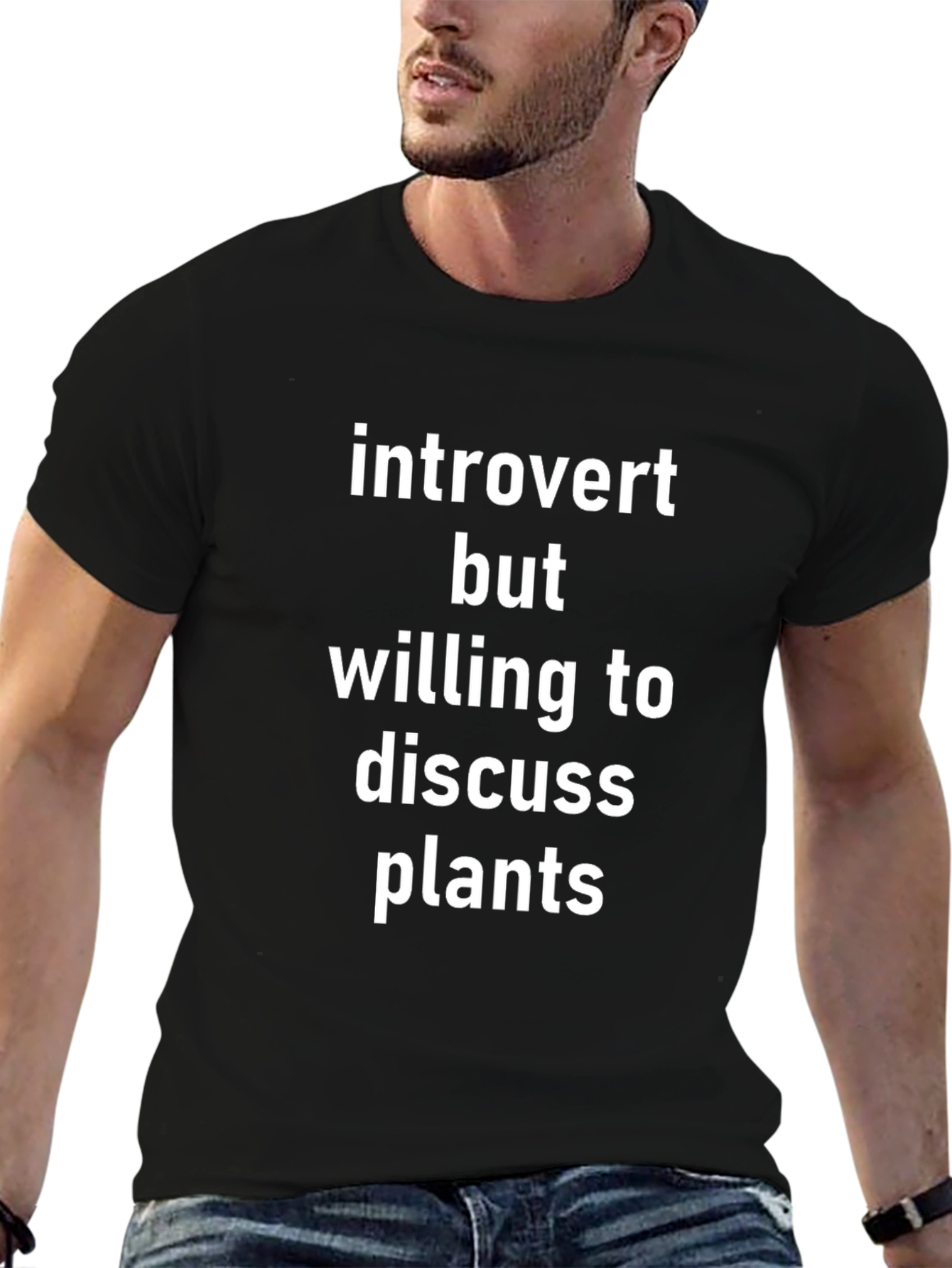 Introvert Plant Lover T-Shirt: Discussing Plants