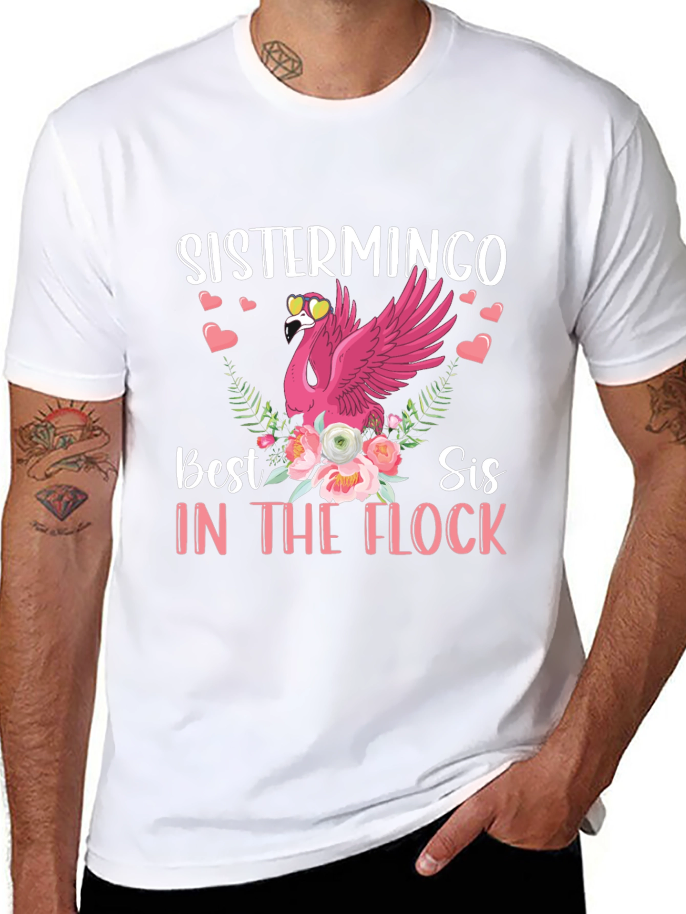 Sistermingo T-Shirt - Best Sis in the Flock