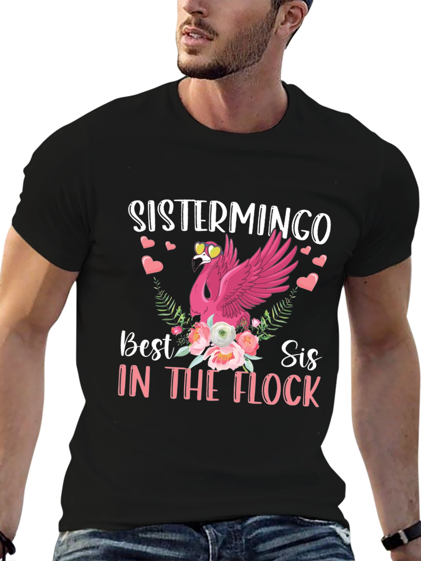 Sistermingo T-Shirt - Best Sis in the Flock