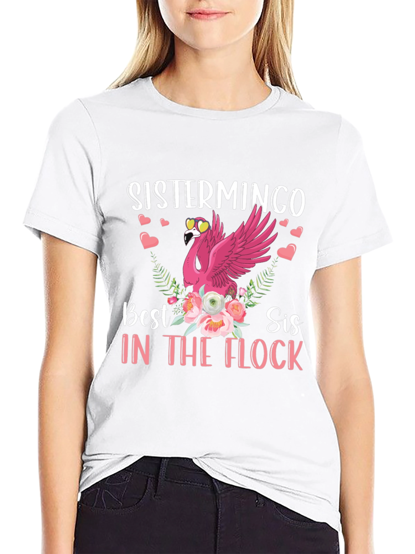 Sistermingo T-Shirt - Best Sis in the Flock