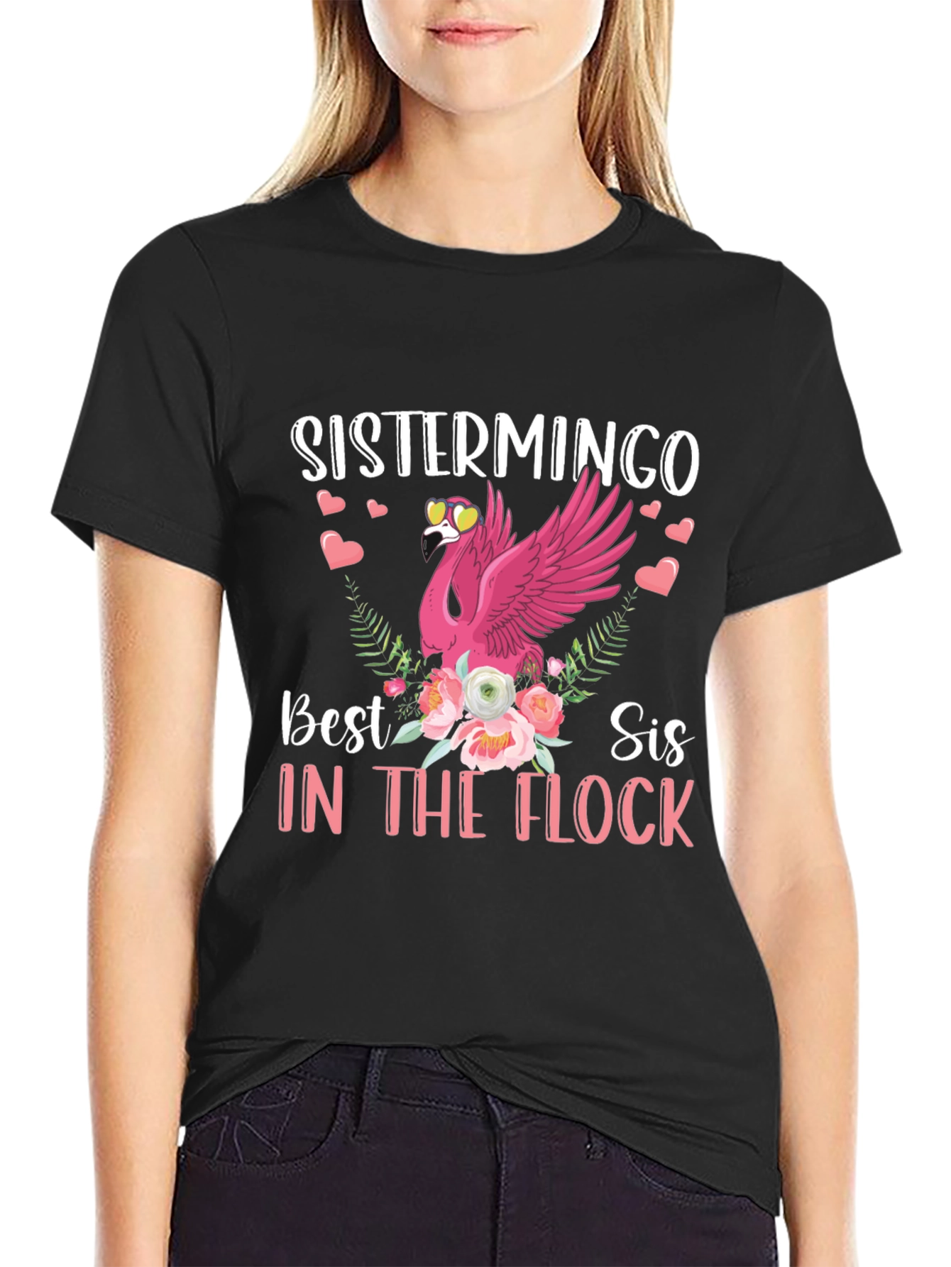 Sistermingo T-Shirt - Best Sis in the Flock