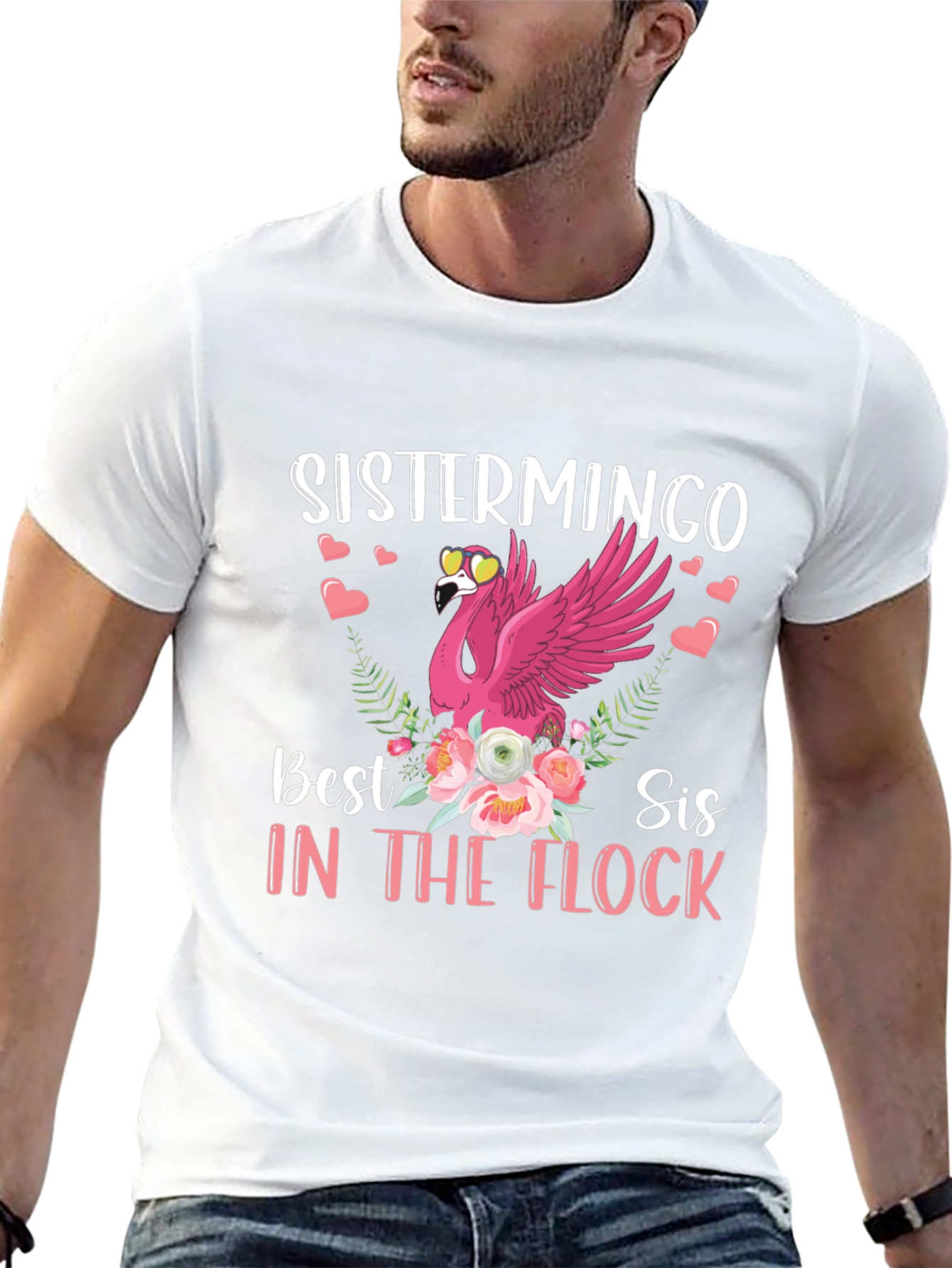 Sistermingo T-Shirt - Best Sis in the Flock