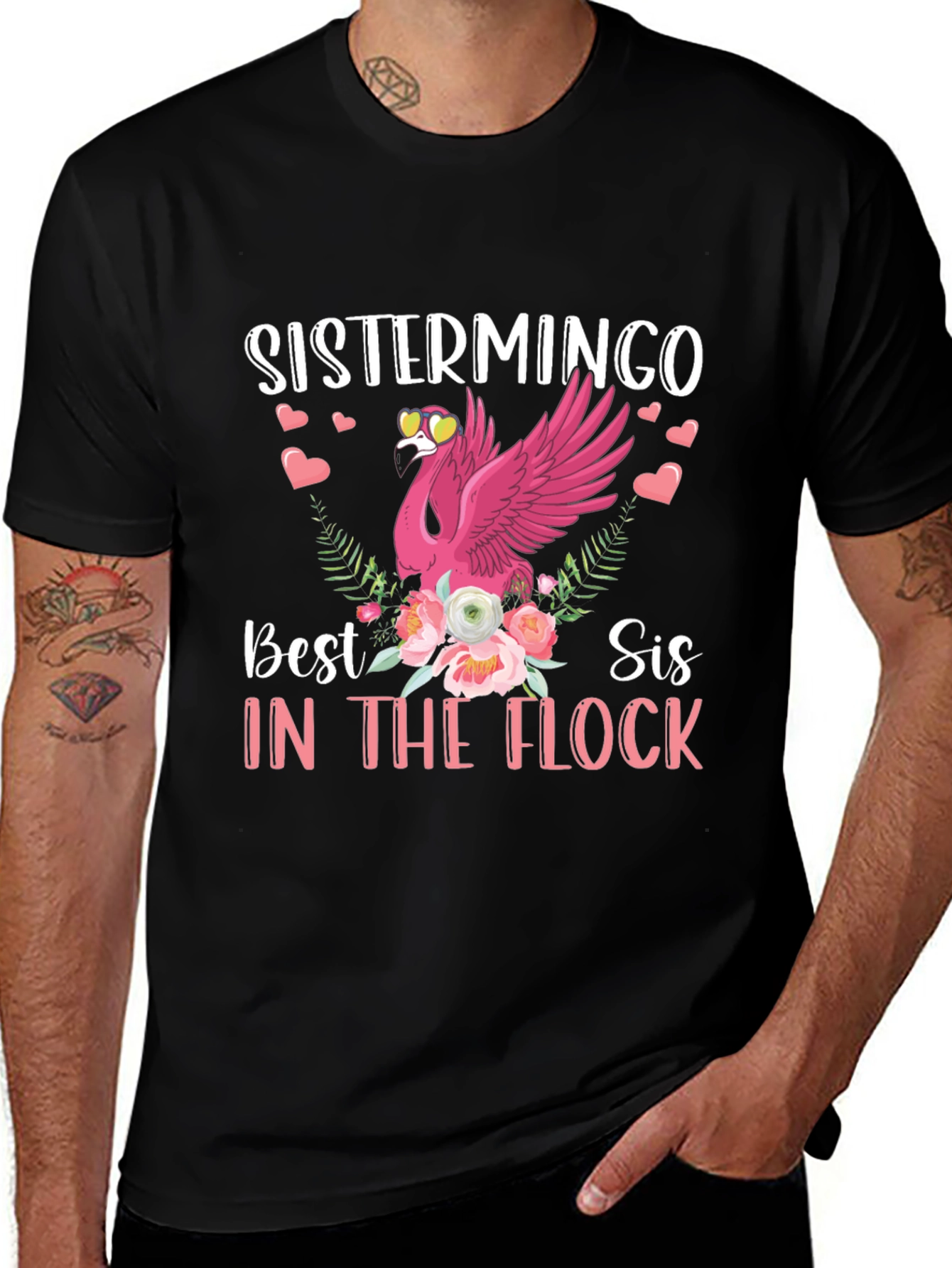 Sistermingo T-Shirt - Best Sis in the Flock