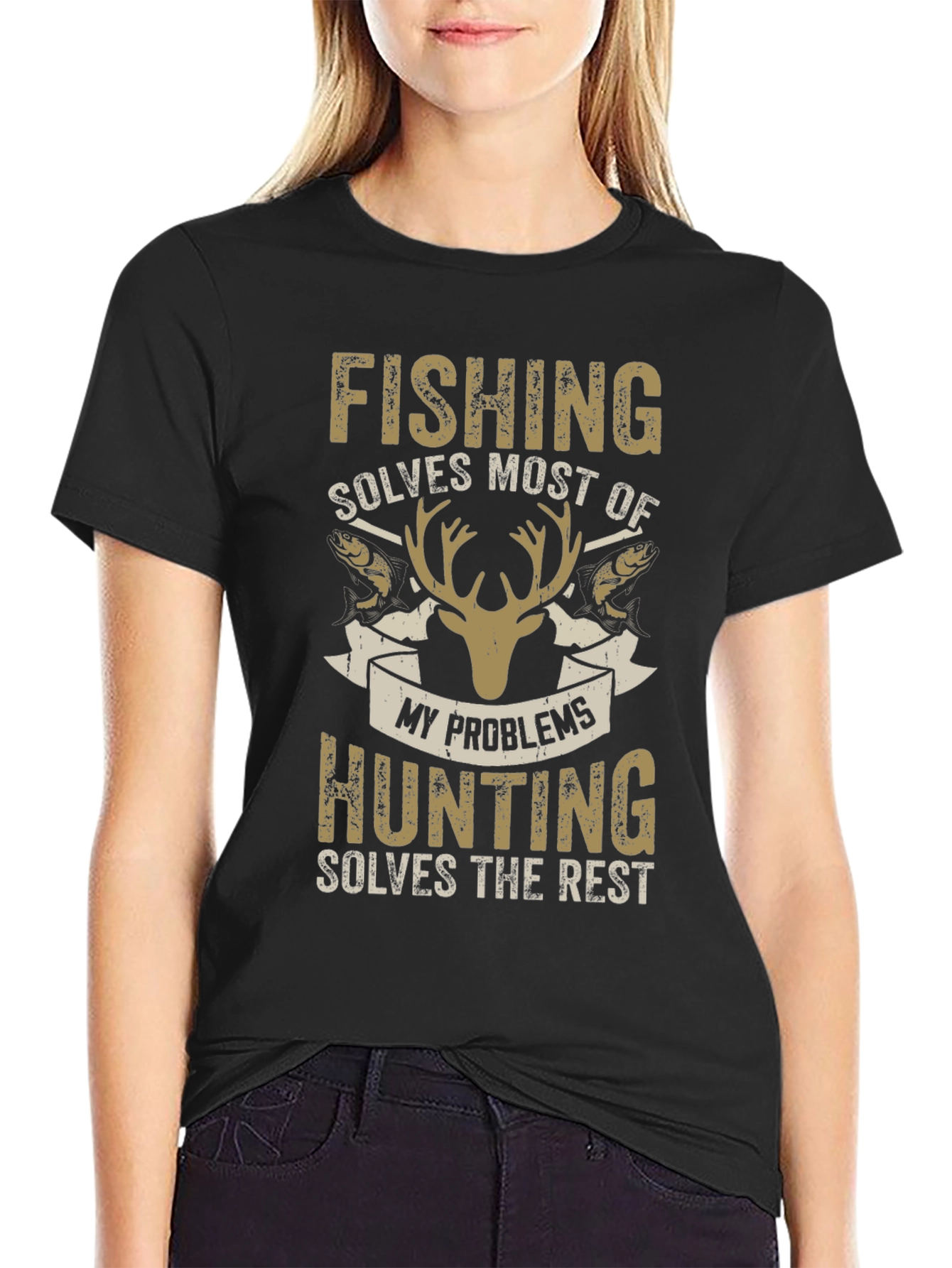 Fishing & Hunting Graphic Tee