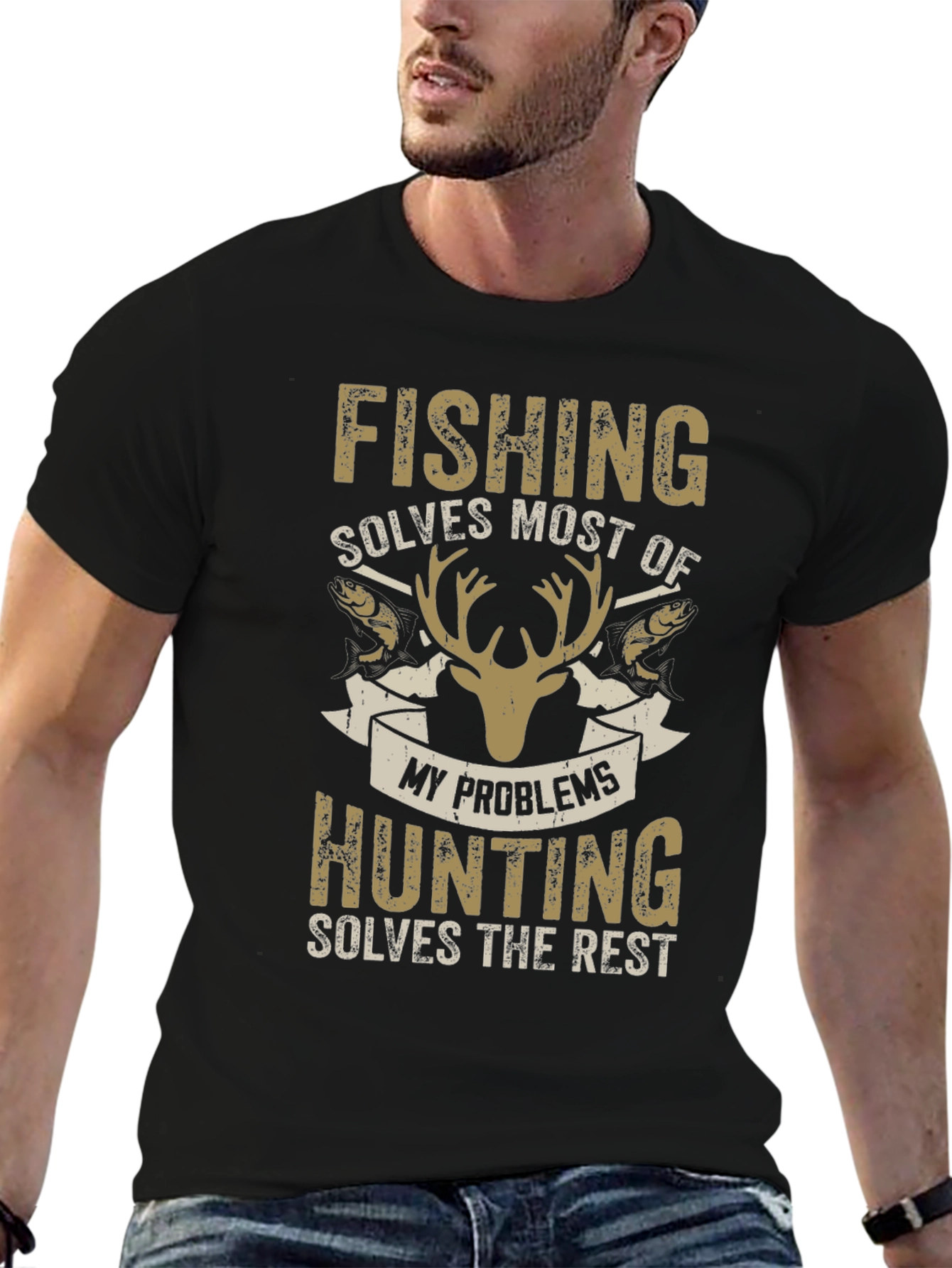 Fishing & Hunting Graphic Tee