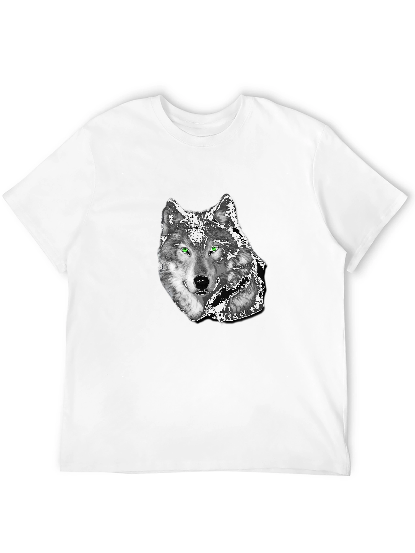 Wolf Graphic Black T-Shirt - Mens Fashion Tee