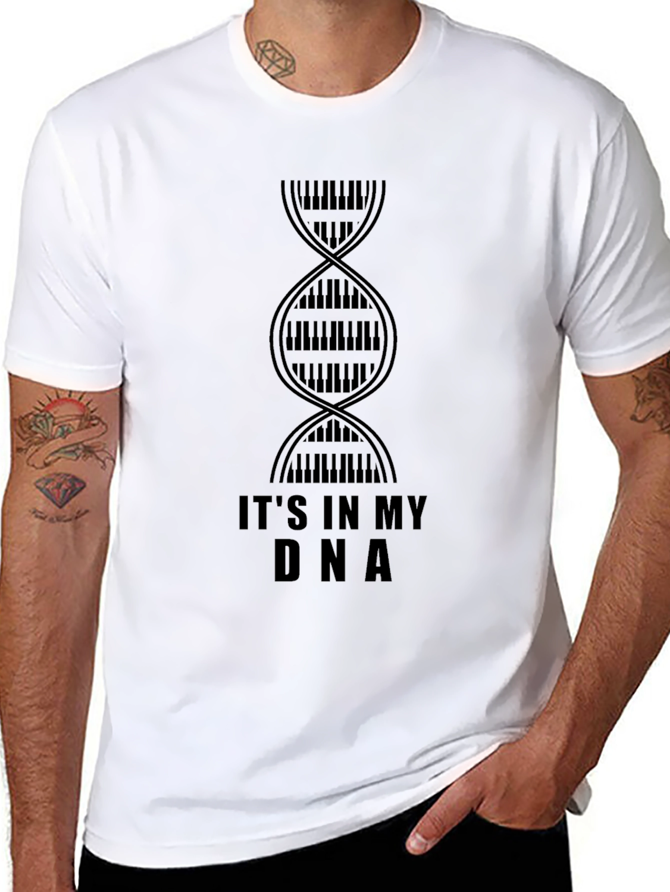 Its In My DNA Piano Music T-Shirt