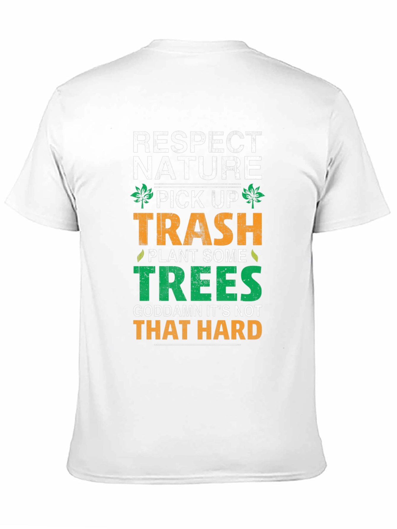 Respect Nature Black Graphic Tee