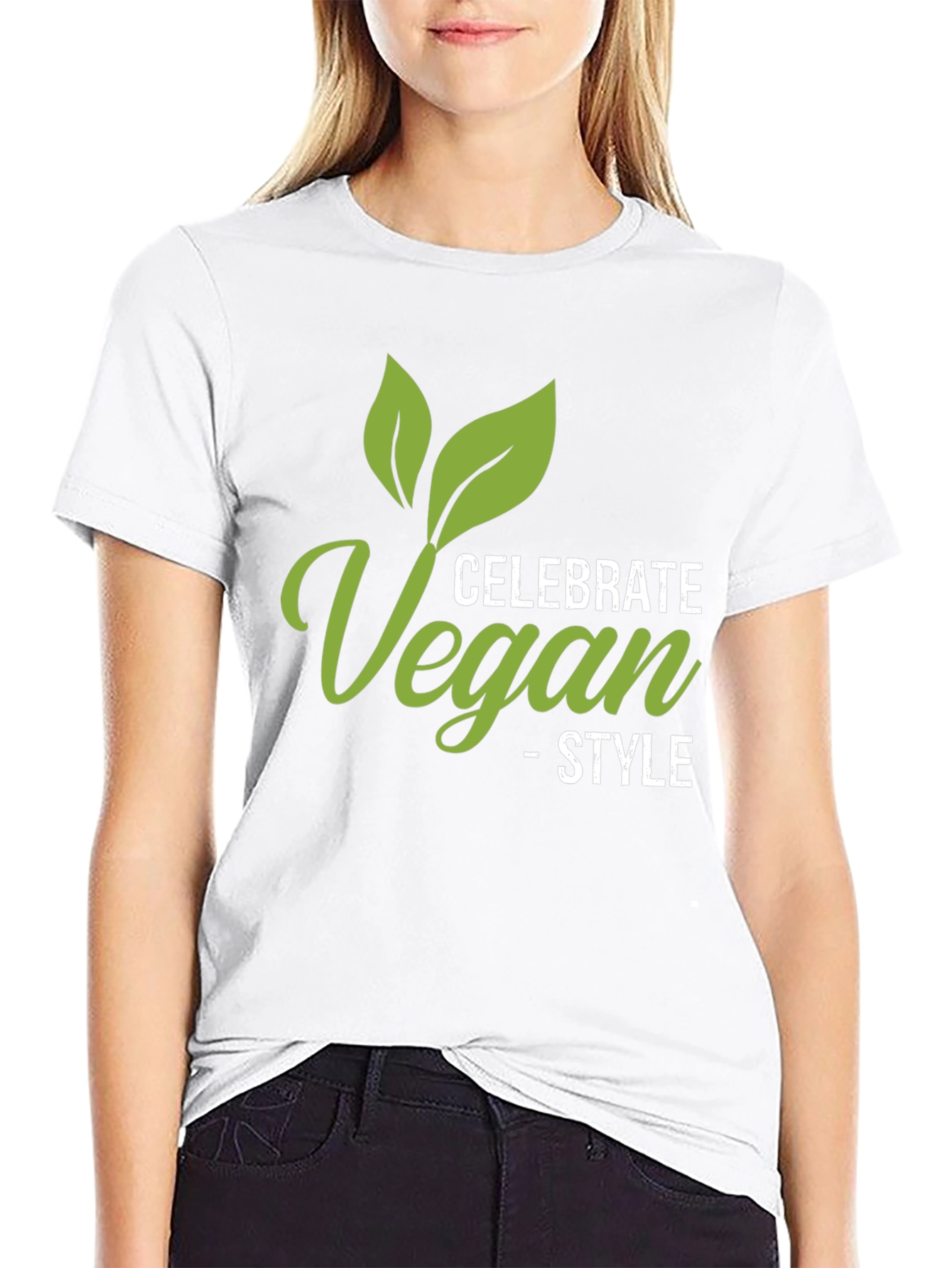 Celebrate Vegan Style Black T-Shirt