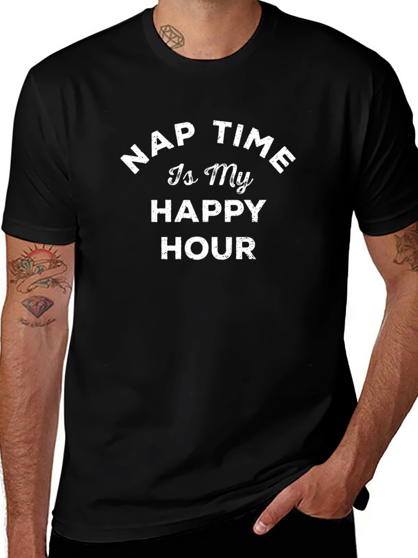 Nap Time is My Happy Hour Graphic Tee