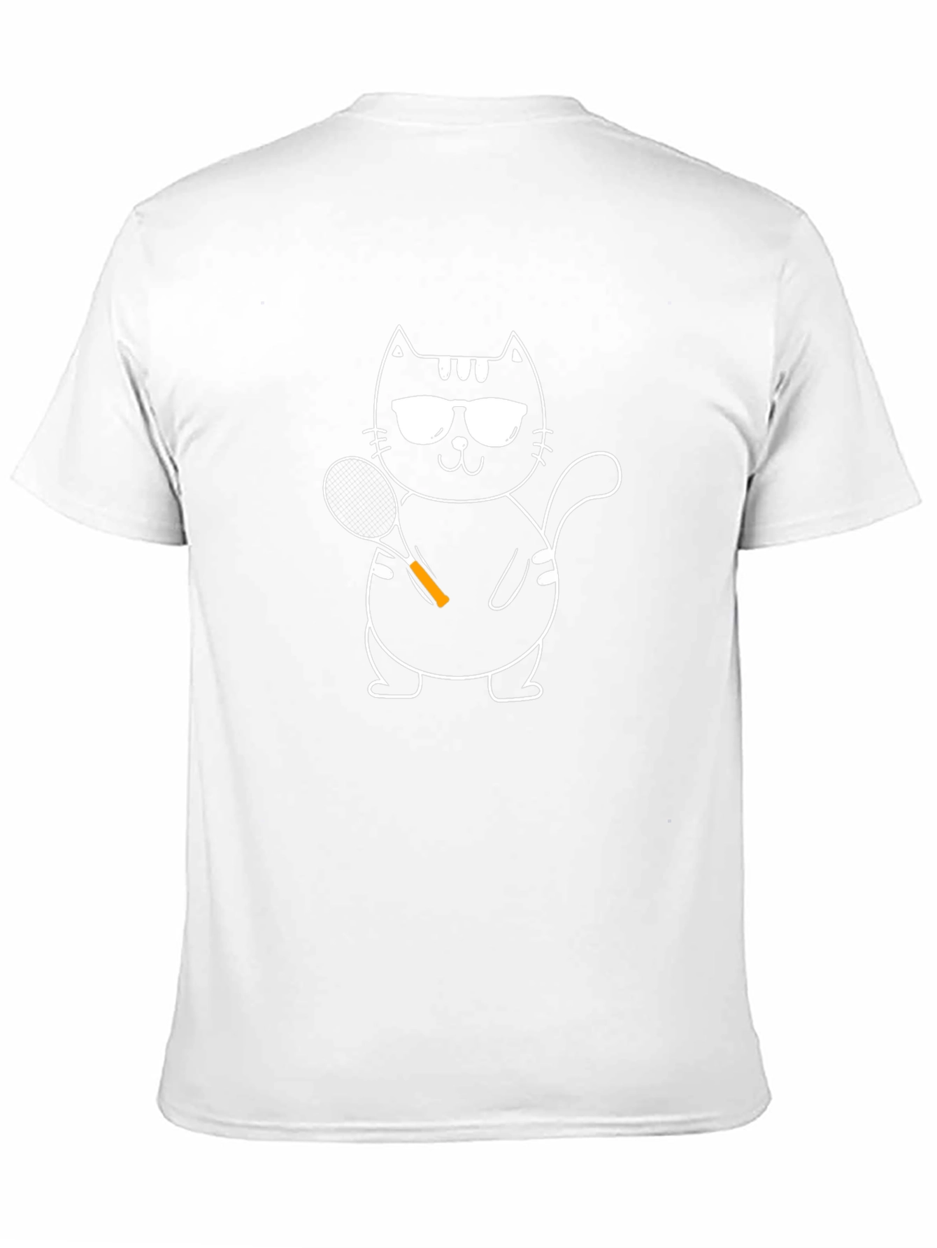 Cool Cat Tennis T-Shirt - Black