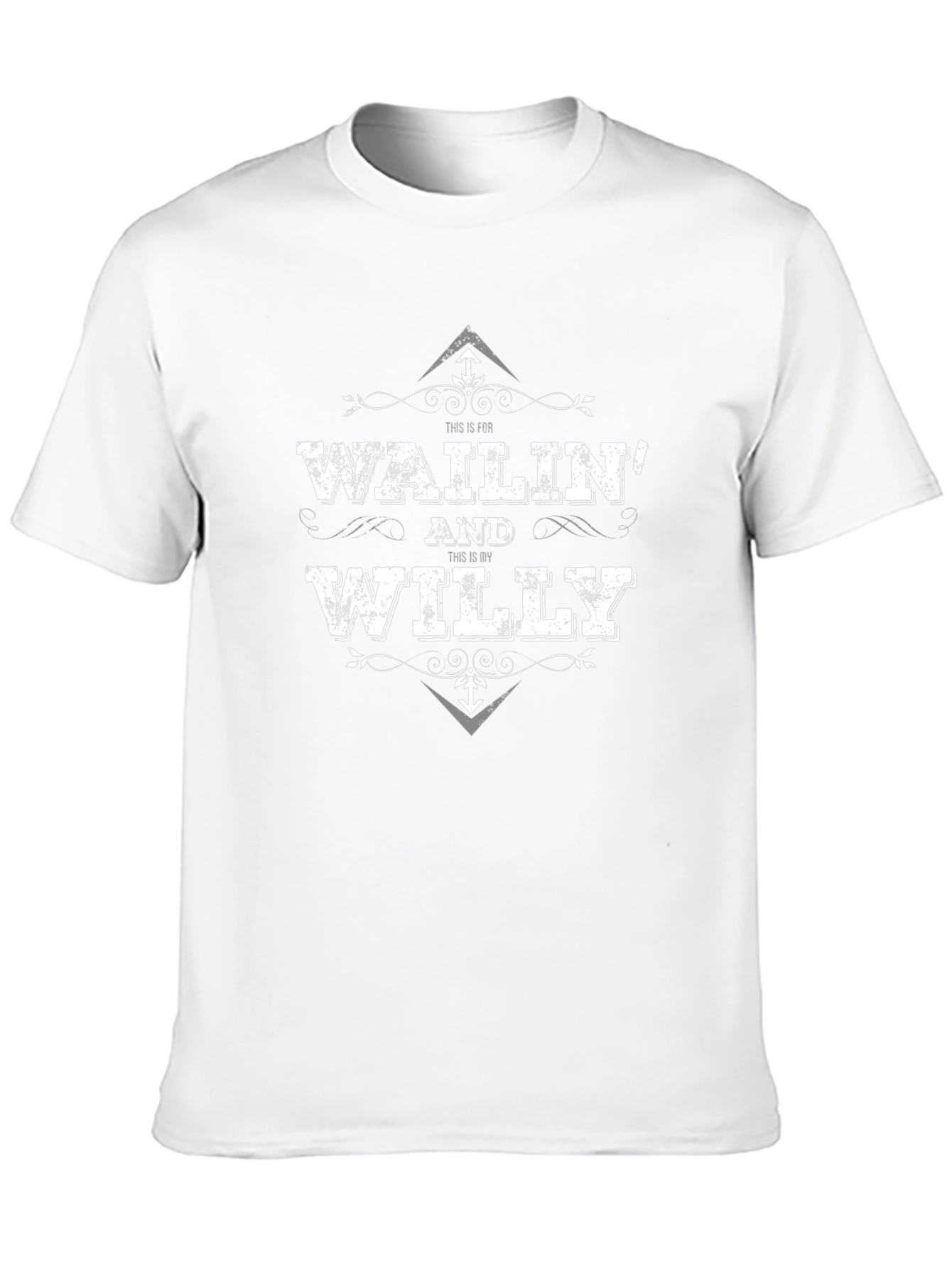 Wailin and Willy Graphic Print Tee