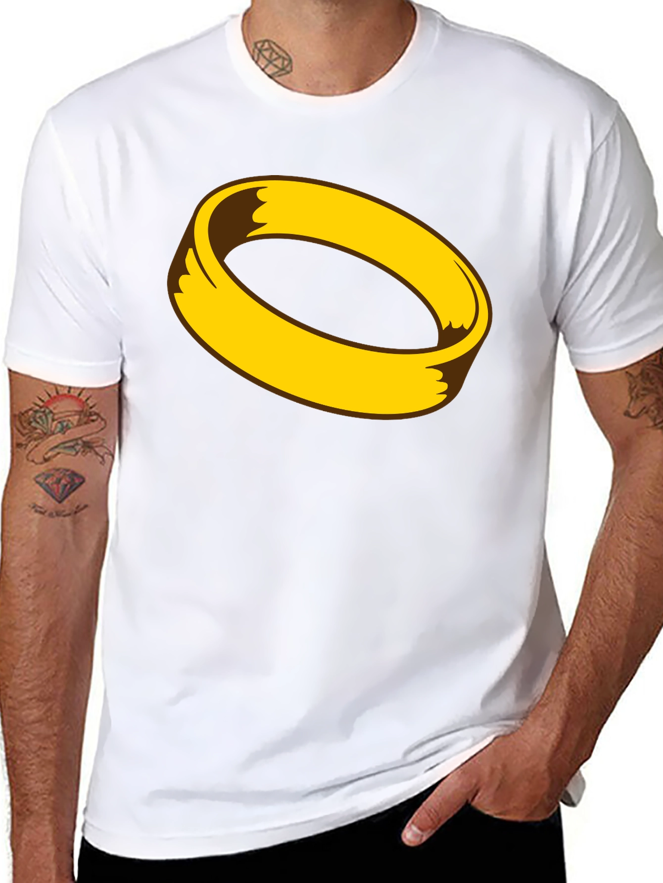Halo Graphic Tee - Black Unisex Shirt