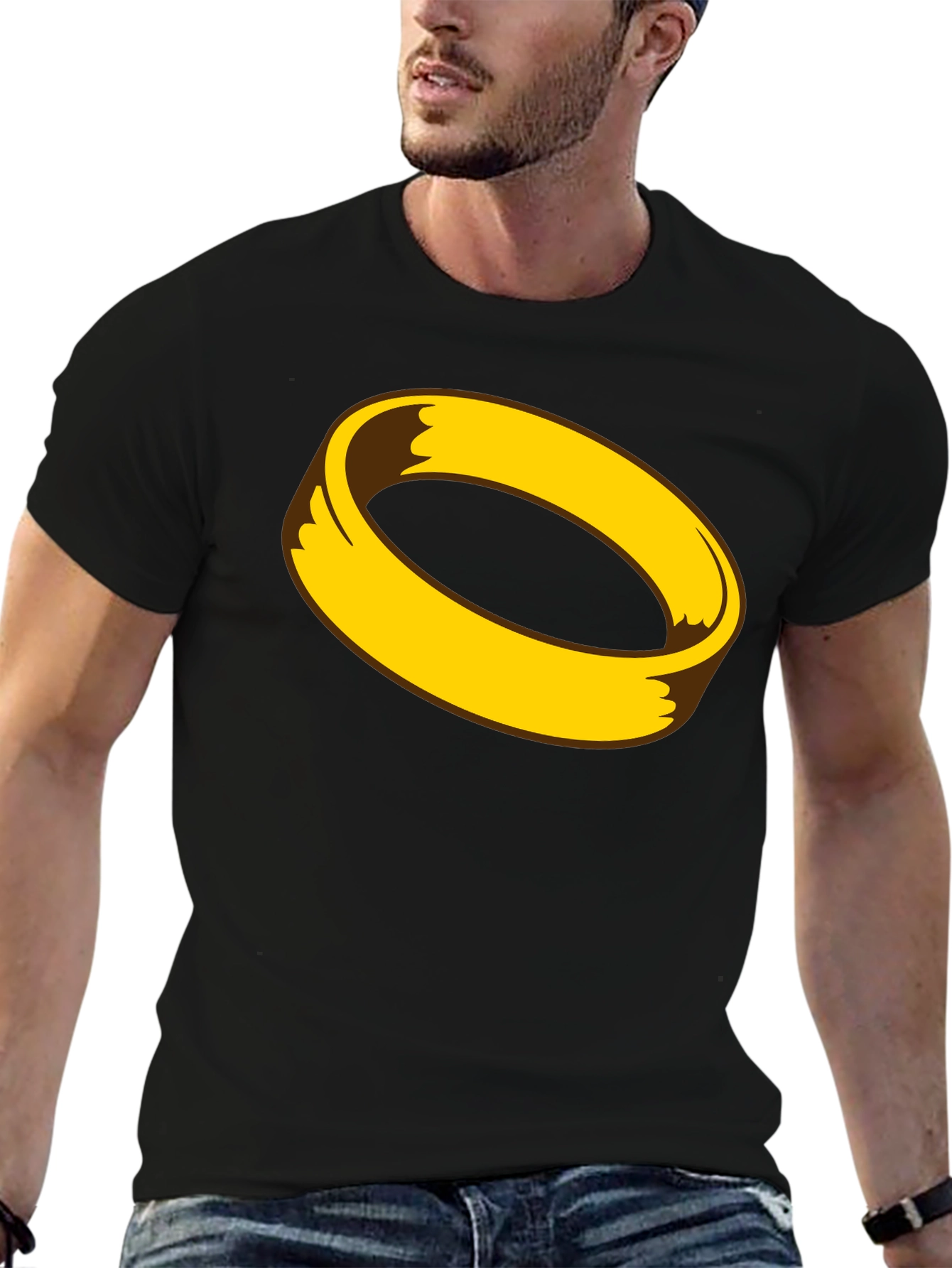 Halo Graphic Tee - Black Unisex Shirt