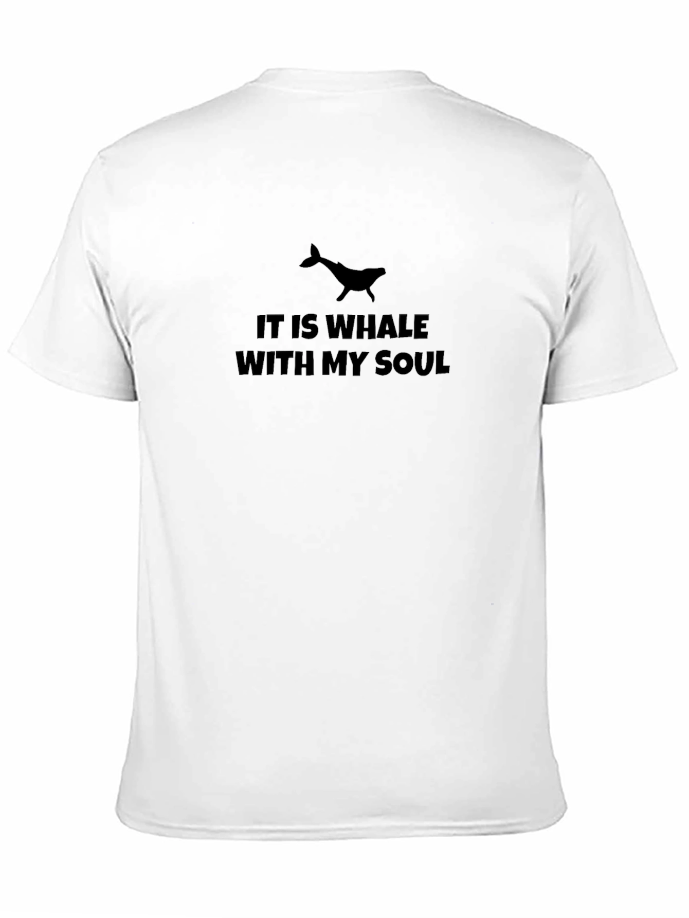 It Is Whale With My Soul Black T-Shirt