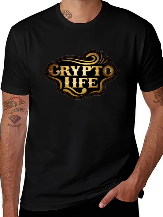 Crypto Life T-Shirt - Bitcoin Inspired Graphic Tee